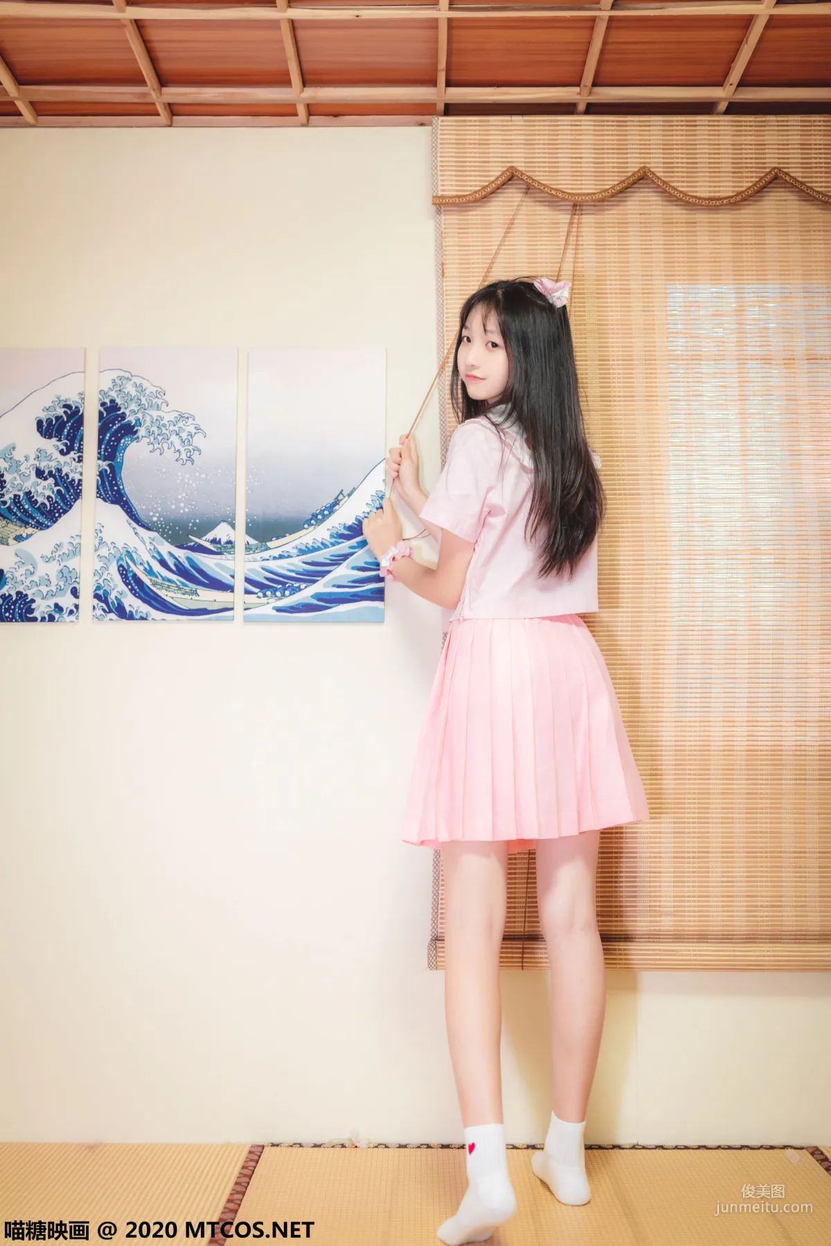 Japanese Style Pink JK [Miaotang Yinghua] VOL.087 Photo Set photo 14