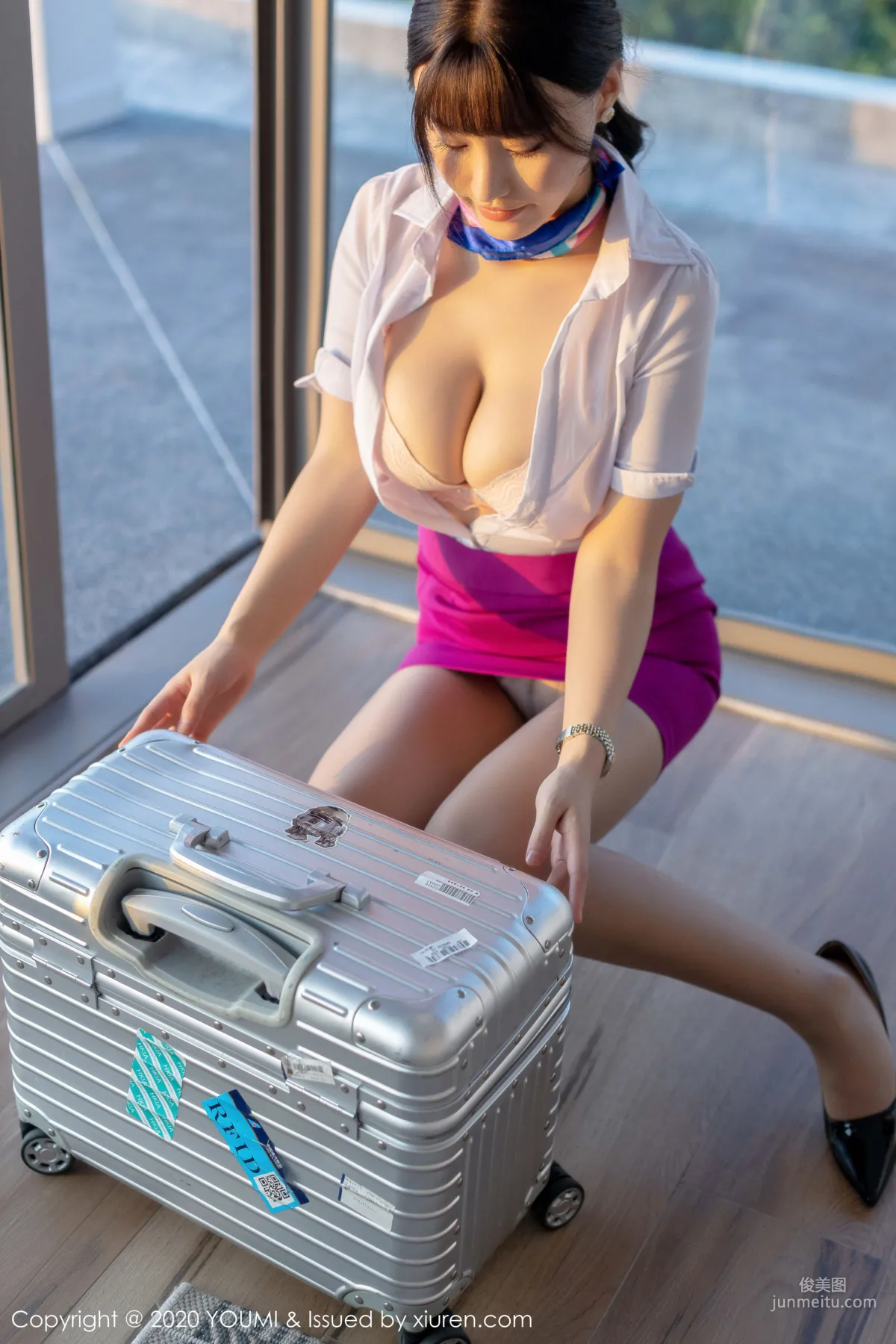 Barbie Keer Flower Flight Attendant Story Rope Bondage [YouMi] Vol.398 Photo Set photo 29