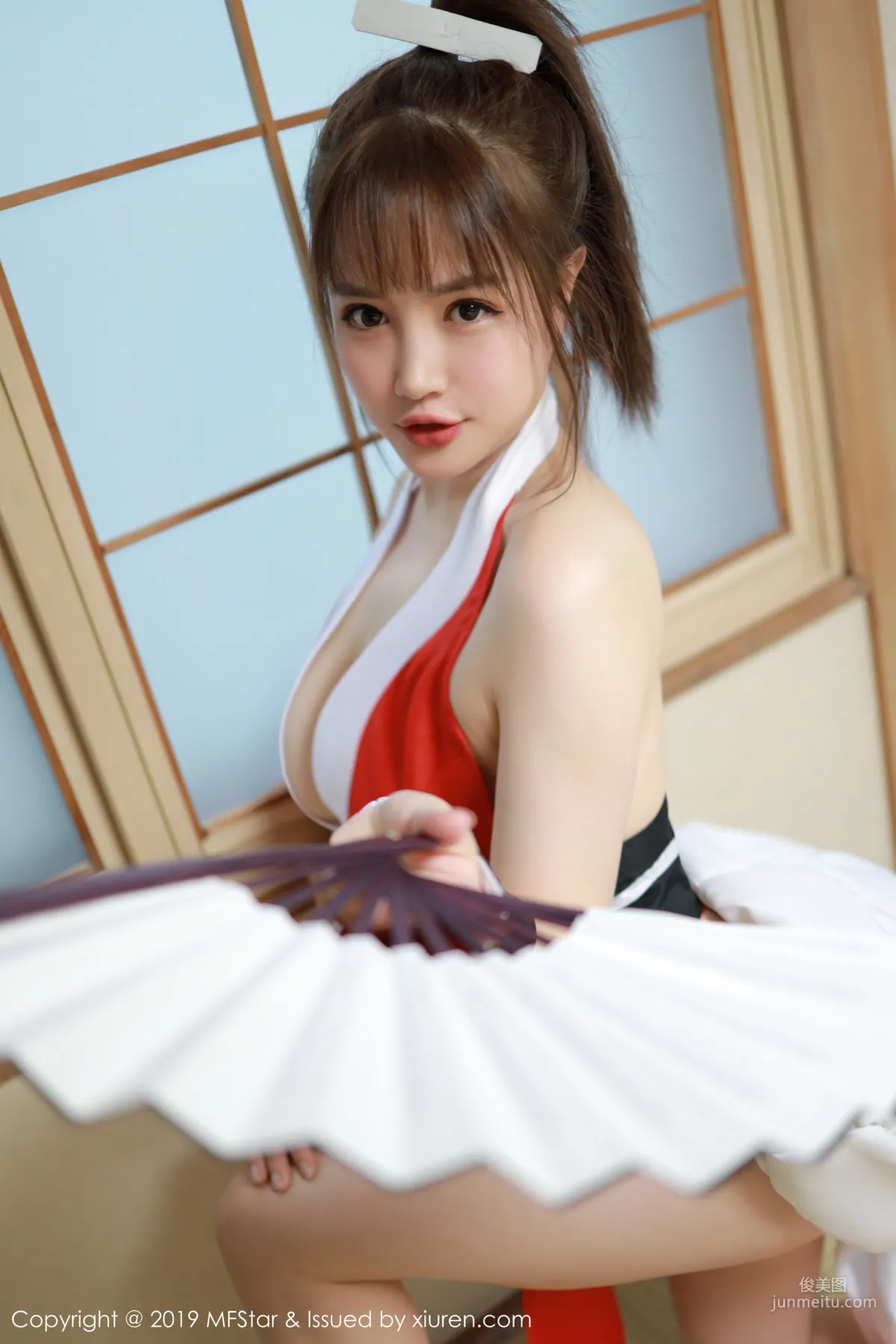 Enshuai babe 'Wonderful Mai Shiranui cos Series' [MFStar] Vol.247 Photo Set photo 24