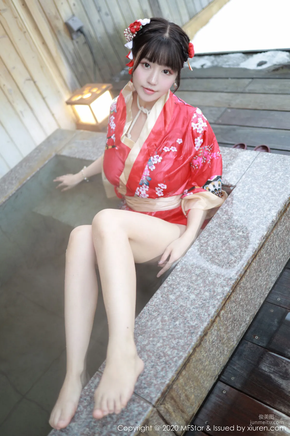 Zhu Ke'er Flower, Gorgeous Kimono and Bondage Passion Series [MFStar] Vol.249 Photo Set photo 19
