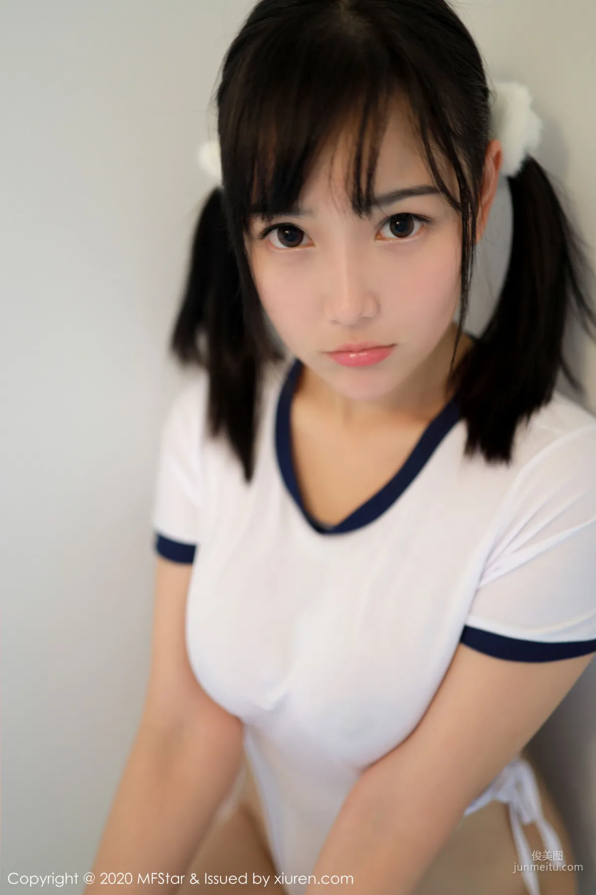 Xu Weiwei mia, Japanese Style Baby Face and Big Bust School Swimsuit Series [MFStar] Vol.250 Photo Set photo 19