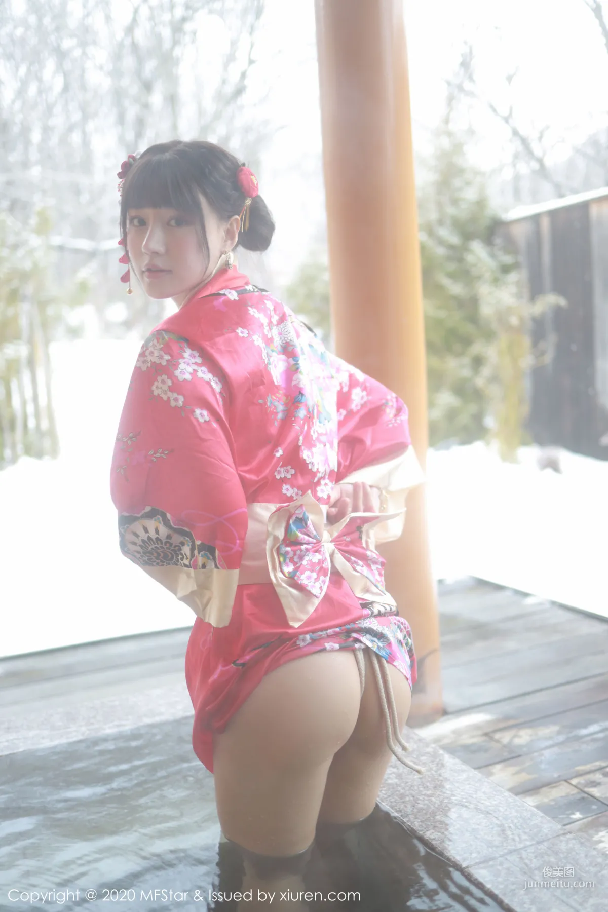 Zhu Ke'er Flower, Gorgeous Kimono and Bondage Passion Series [MFStar] Vol.249 Photo Set photo 11