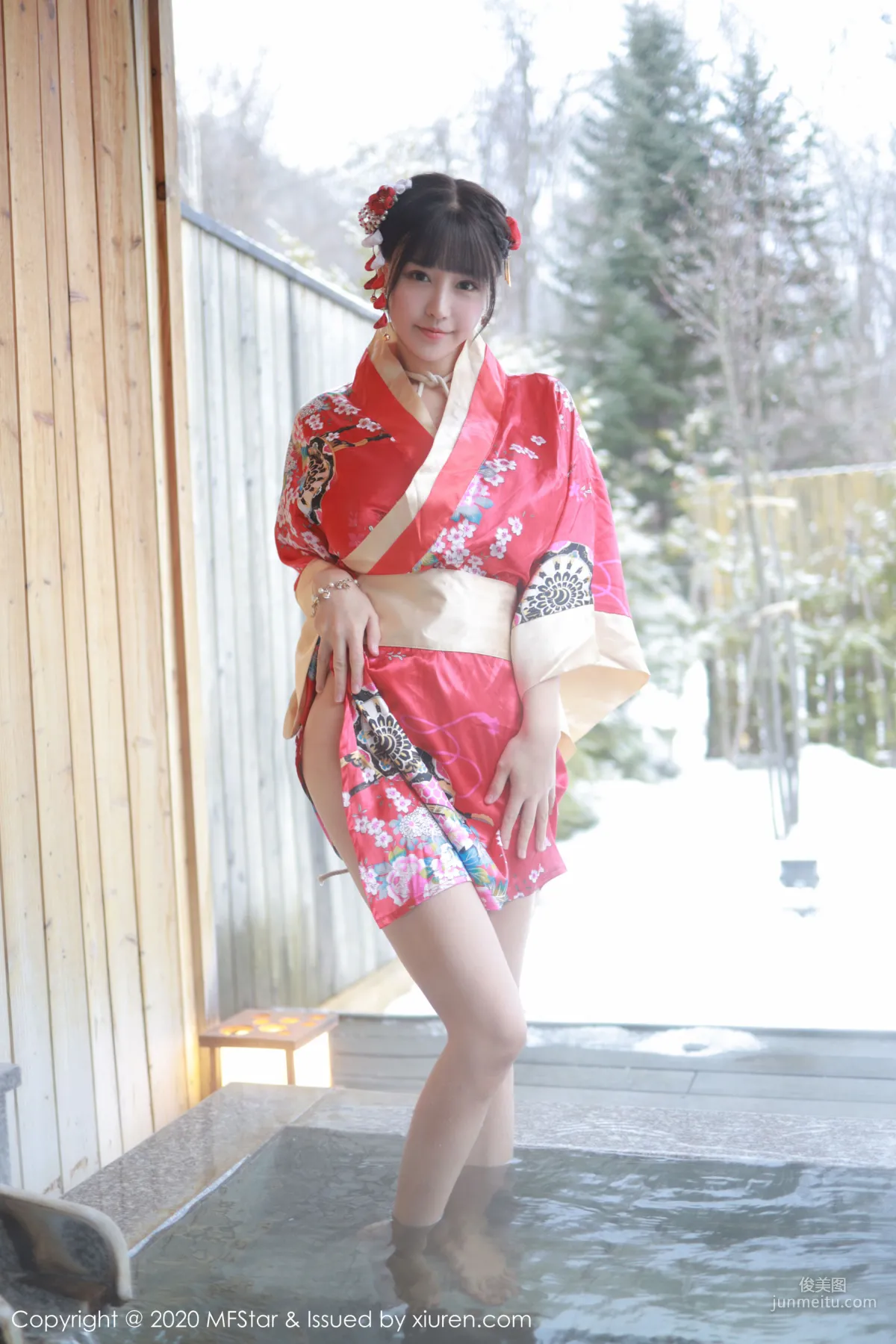 Zhu Ke'er Flower, Gorgeous Kimono and Bondage Passion Series [MFStar] Vol.249 Photo Set photo 4