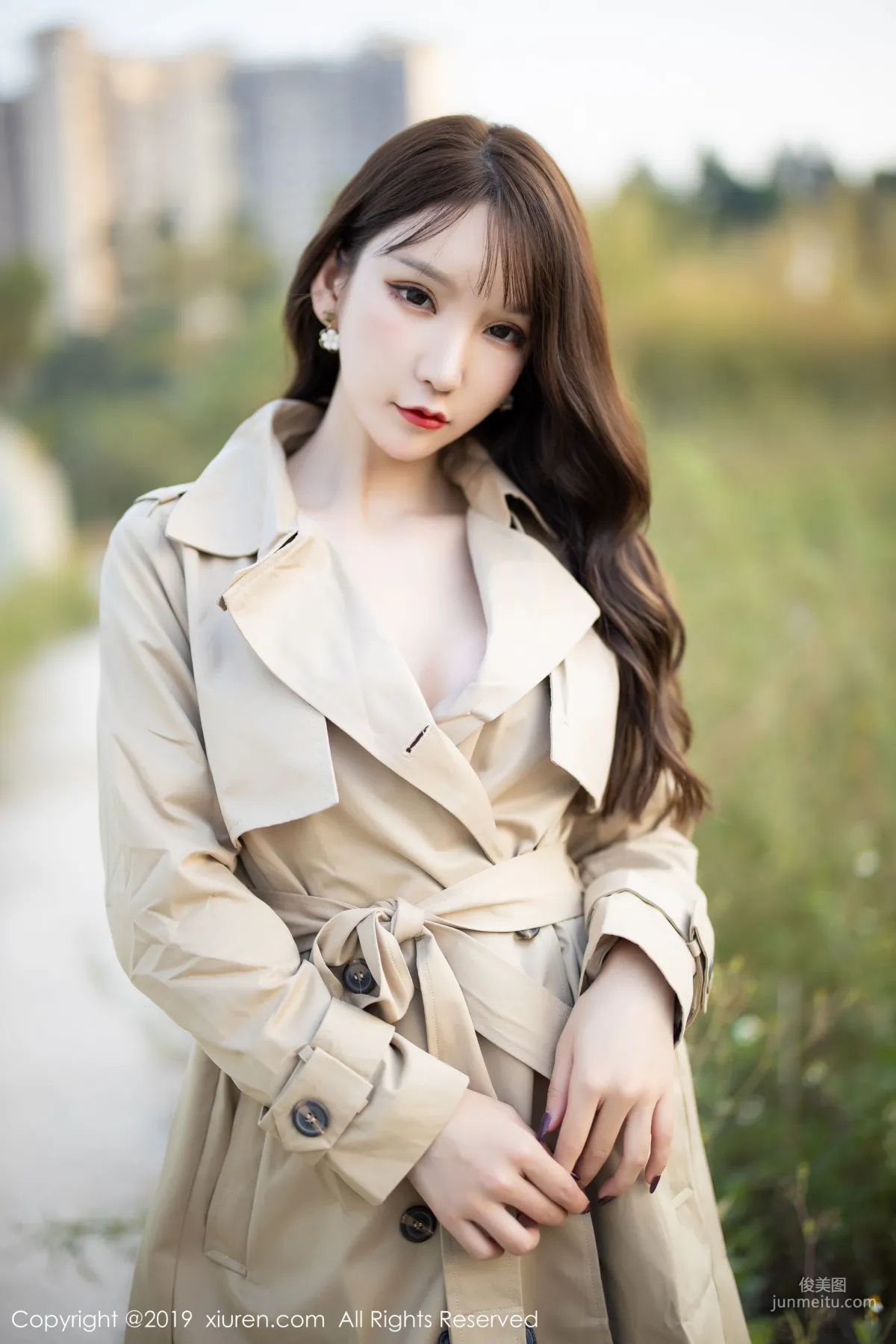 Zhou Yuxi Sandy Exquisite Lingerie with Black Stockings and Suspenders [XiuRen] No.1876 Photo Set photo 6