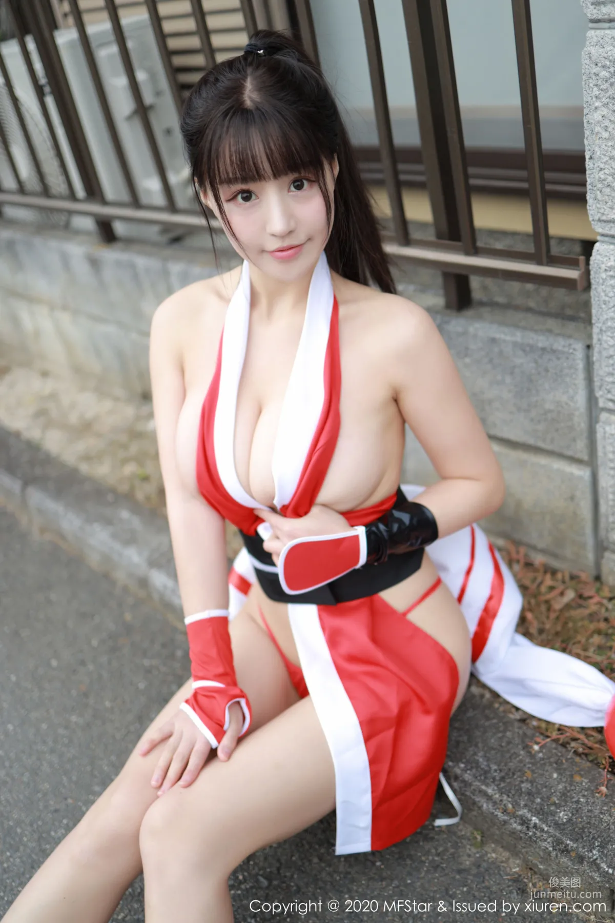 Barbie Ke'er Flower 'Japan Street Mai Shiranui COS Series' [MFStar] Vol.263 Photo Set photo 50