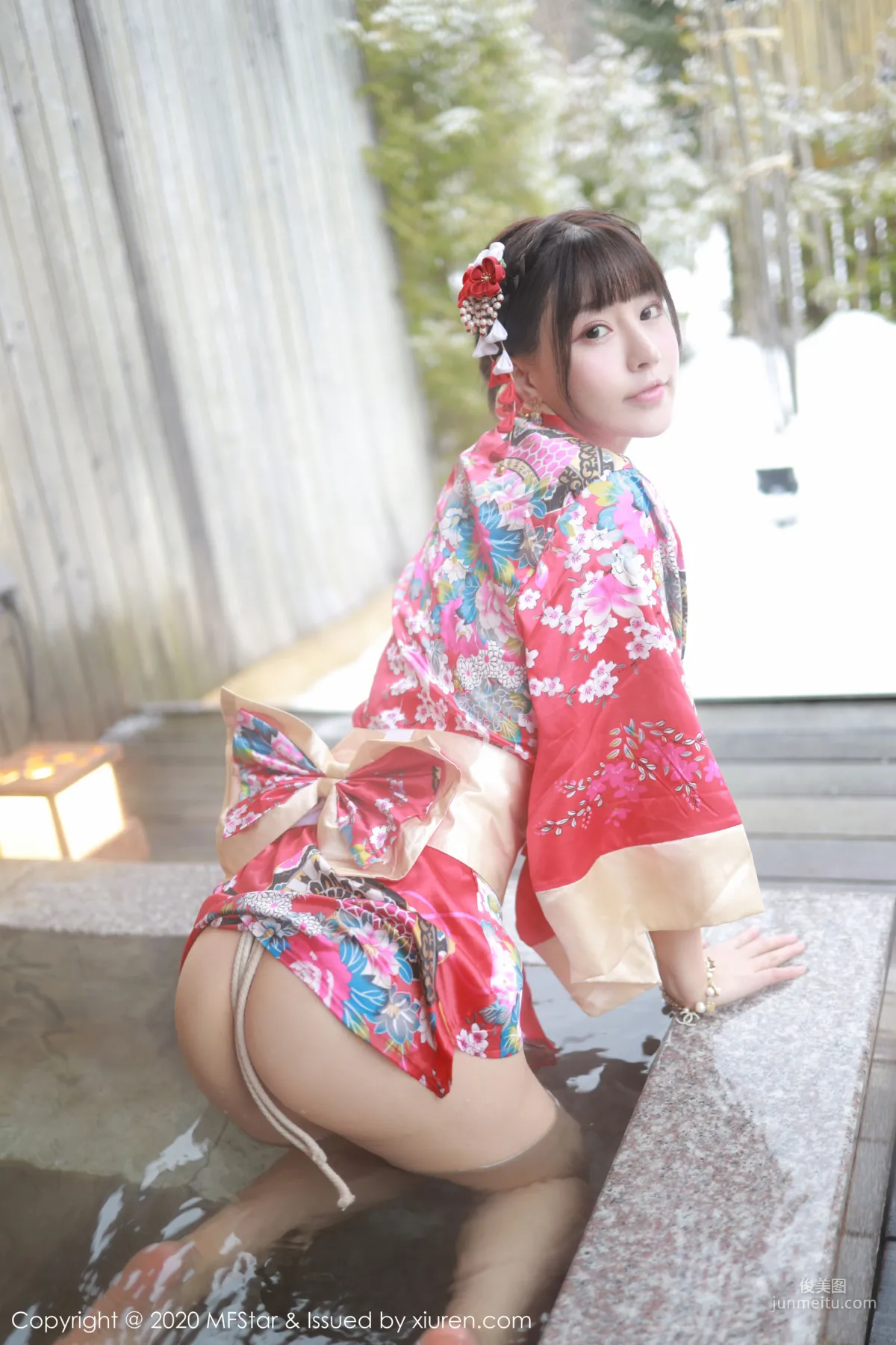 Zhu Ke'er Flower, Gorgeous Kimono and Bondage Passion Series [MFStar] Vol.249 Photo Set photo 15