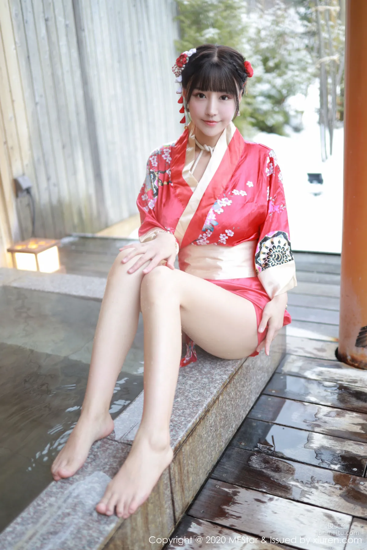 Zhu Ke'er Flower, Gorgeous Kimono and Bondage Passion Series [MFStar] Vol.249 Photo Set photo 7