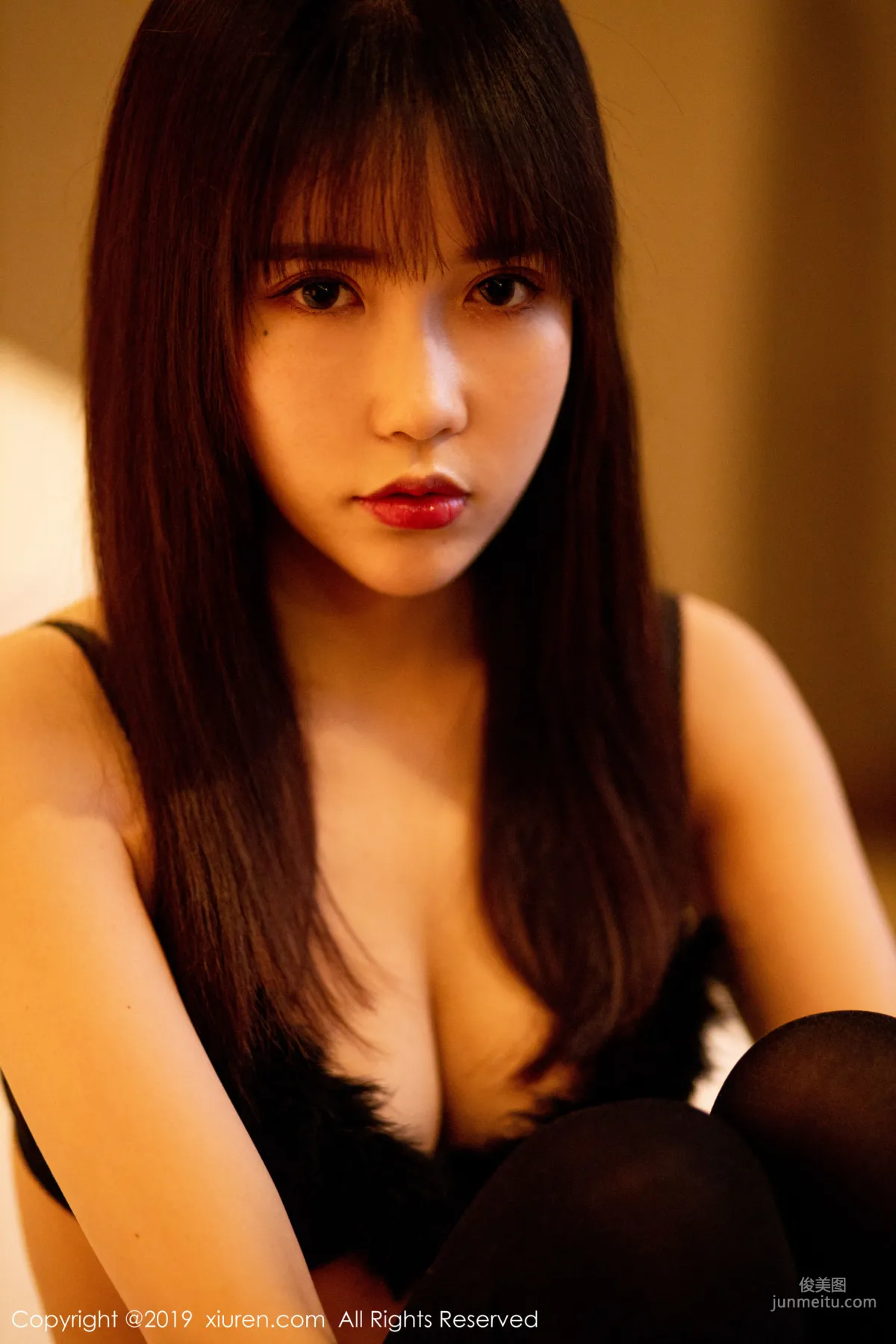 You Youjiang yoyoyo, Seductive Black Lingerie Series [XiuRen] No.1856 Photo Set photo 4