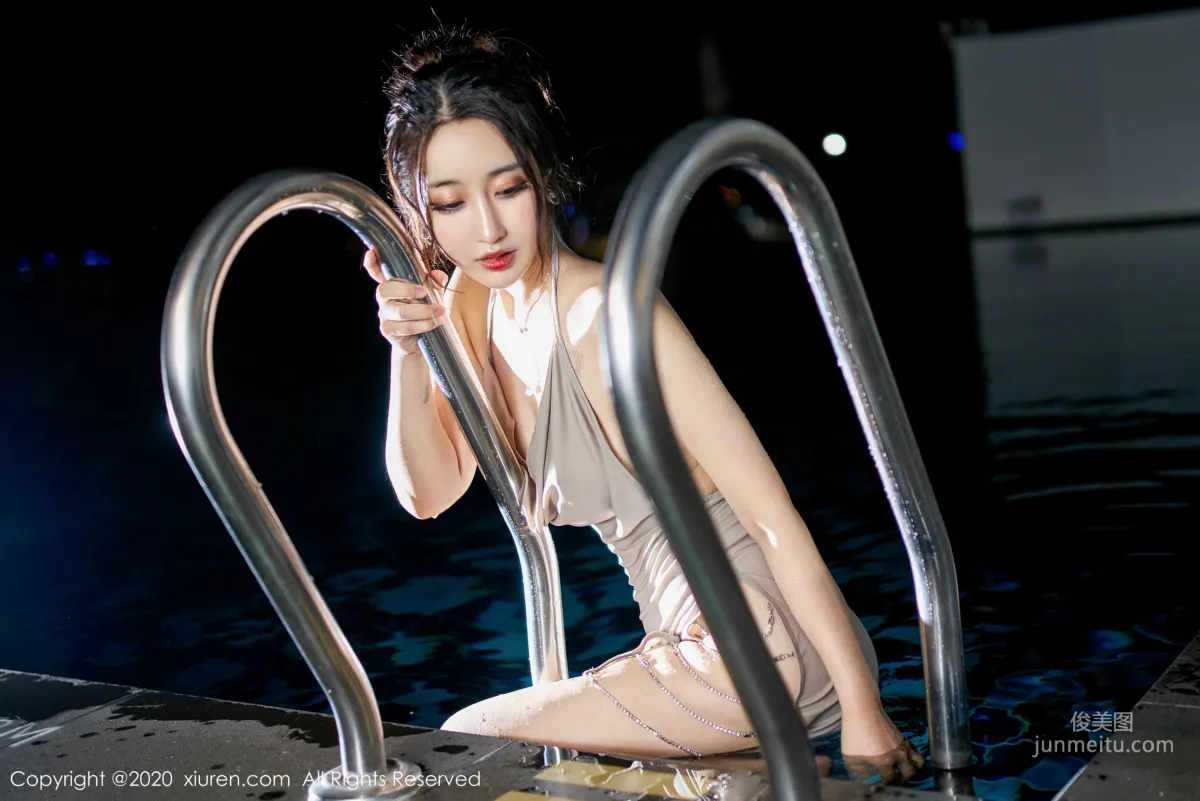 Betty Lin Zixin, Noble Suspender Dress Wet Body Series [XiuRen] No.1916 Photo Set photo 34