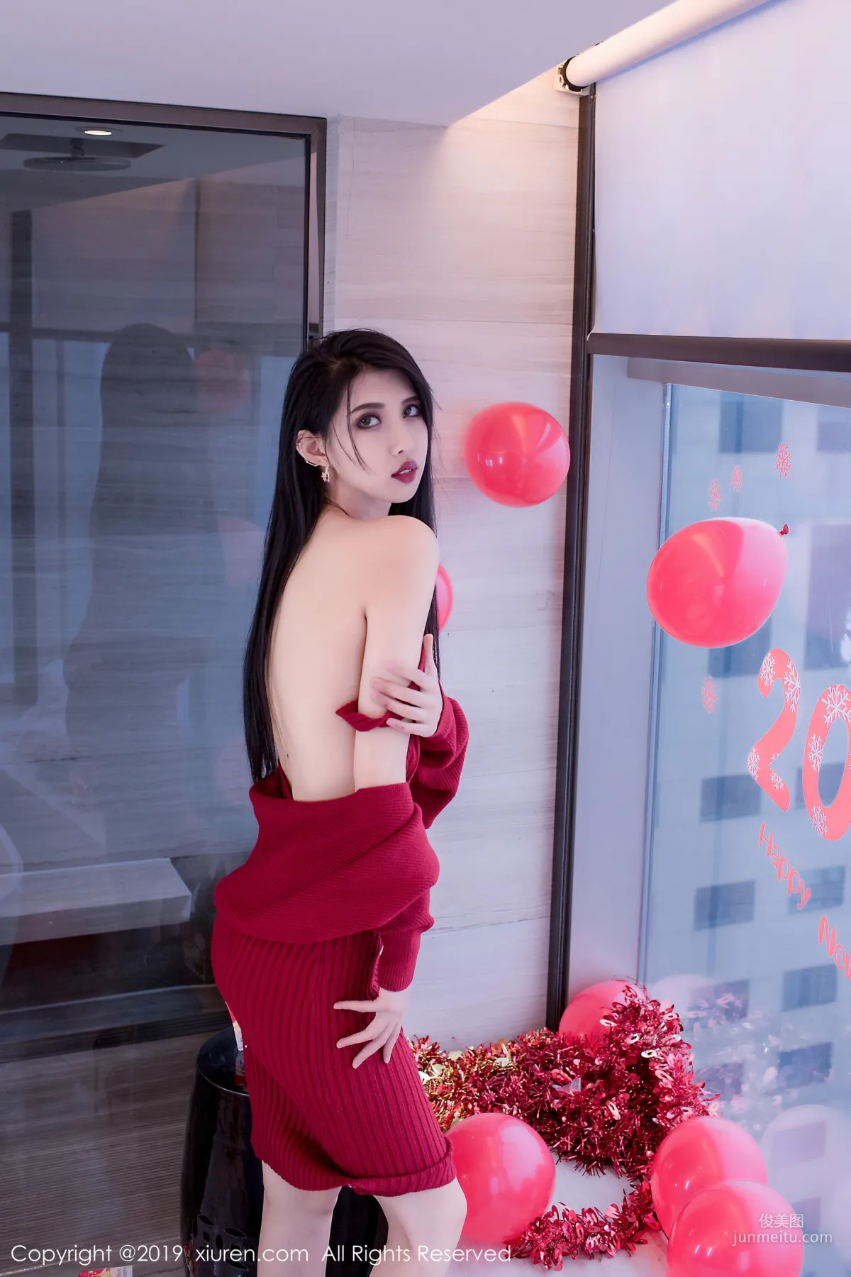 Ge Zheng Model《Christmas and New Year Theme》 [XiuRen] No.1871 Photo Set photo 3