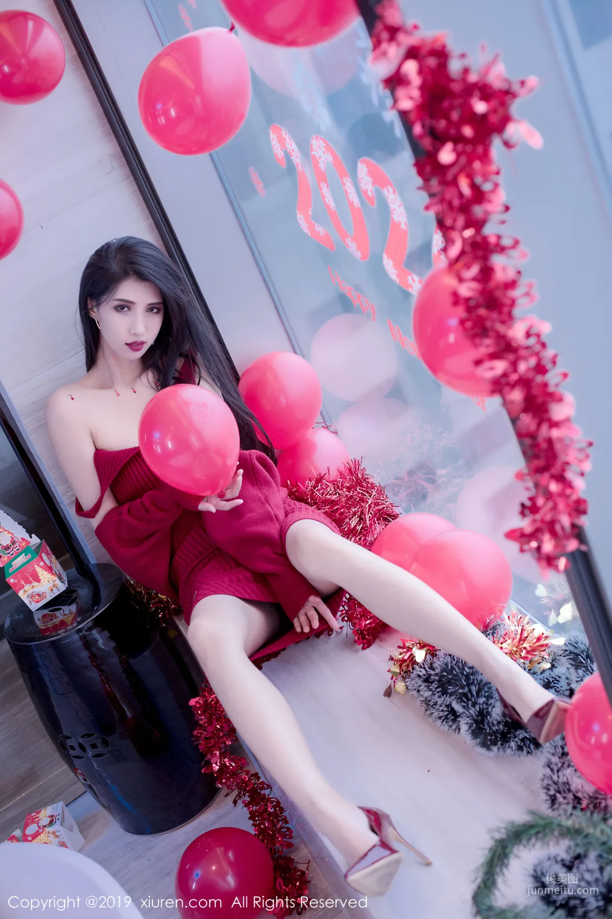 Ge Zheng Model《Christmas and New Year Theme》 [XiuRen] No.1871 Photo Set photo 10