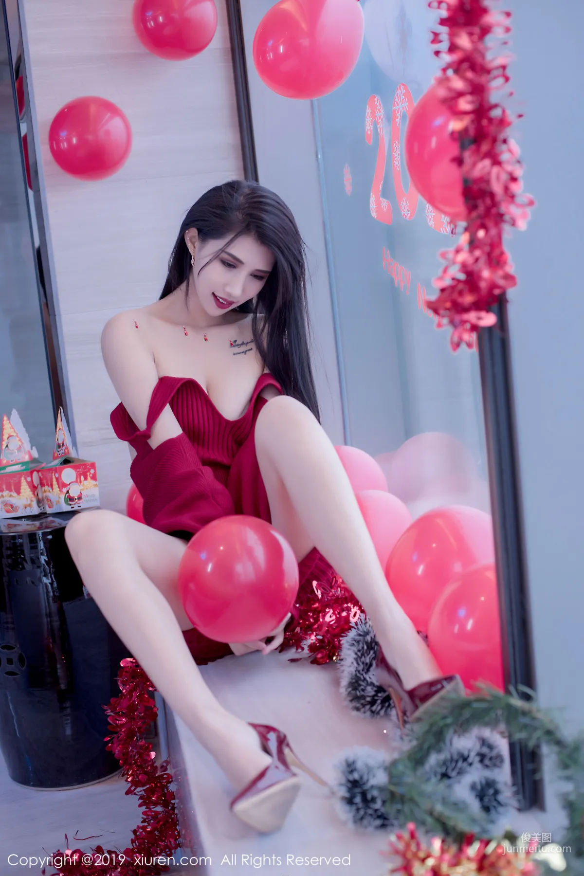 Ge Zheng Model《Christmas and New Year Theme》 [XiuRen] No.1871 Photo Set photo 18
