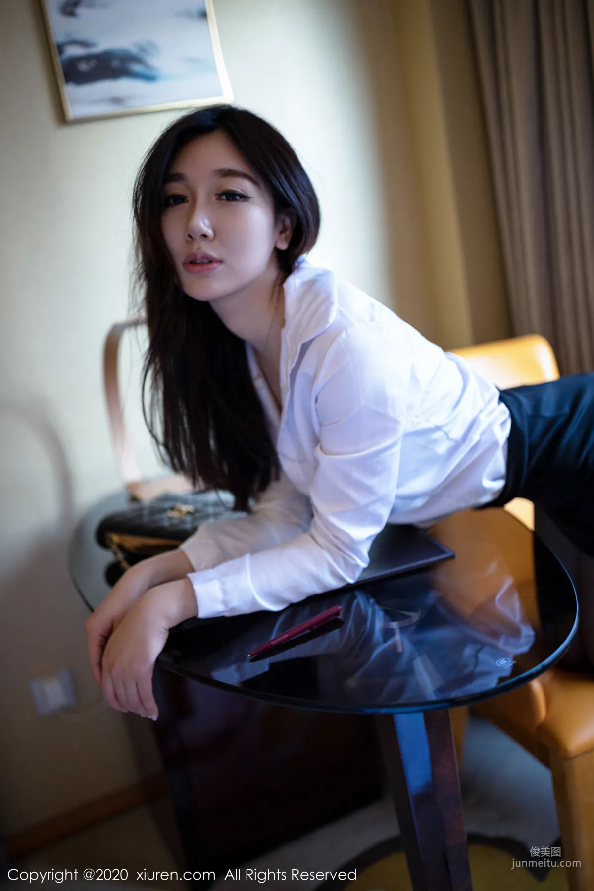 Yi Sisi, Hotel Black Stockings Beautiful Legs OL [XiuRen] No.1933 Photo Set photo 26