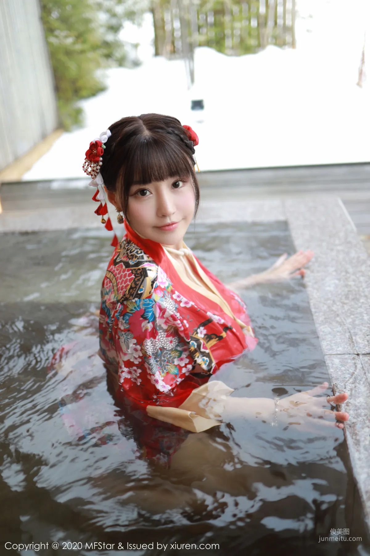 Zhu Ke'er Flower, Gorgeous Kimono and Bondage Passion Series [MFStar] Vol.249 Photo Set photo 21