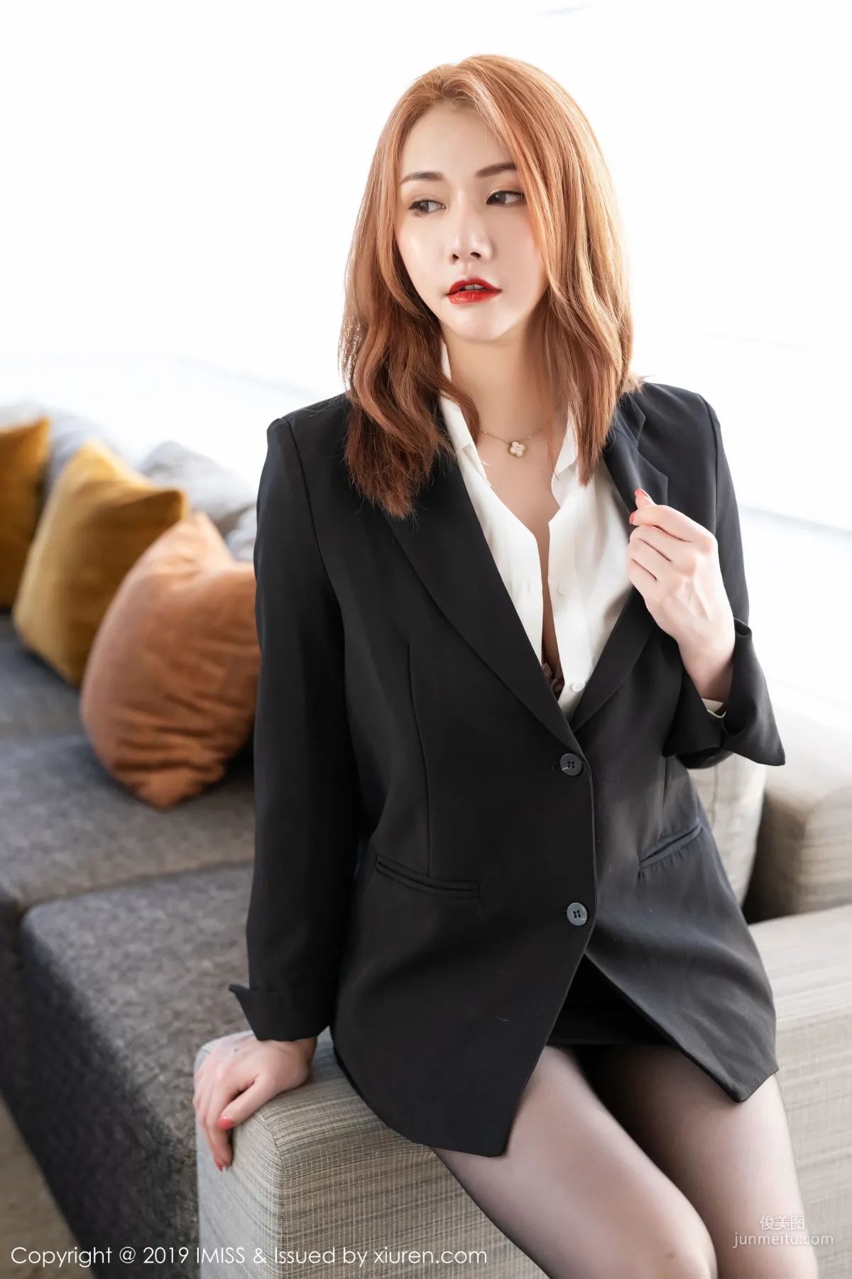 Evon Chen Zanzhi, Sexy Uniform Stockings Temptation [IMISS] Vol.419 Photo Set photo 9