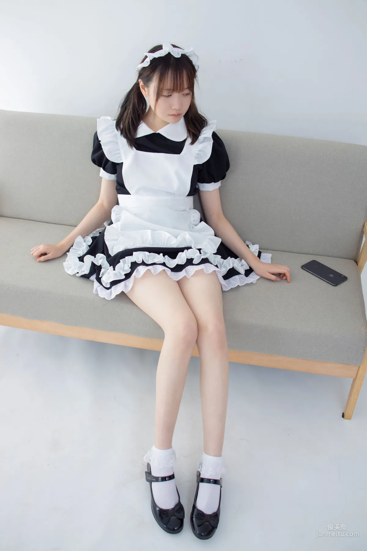 Aika《蕾丝花边短袜女仆》 [森萝财团] JKFUN-053 写真集6