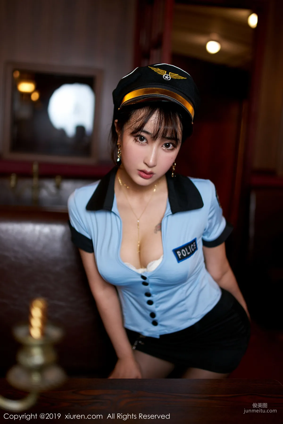 Betty Lin Zixin Policewoman Uniform Series [XiuRen] No.1811 Photo Set photo 28
