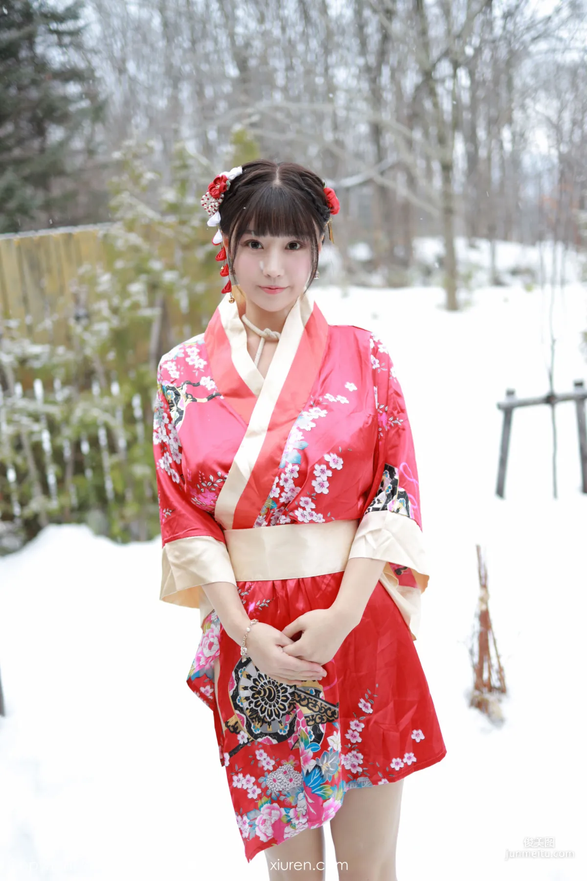 Zhu Ke'er Flower, Gorgeous Kimono and Bondage Passion Series [MFStar] Vol.249 Photo Set photo 1