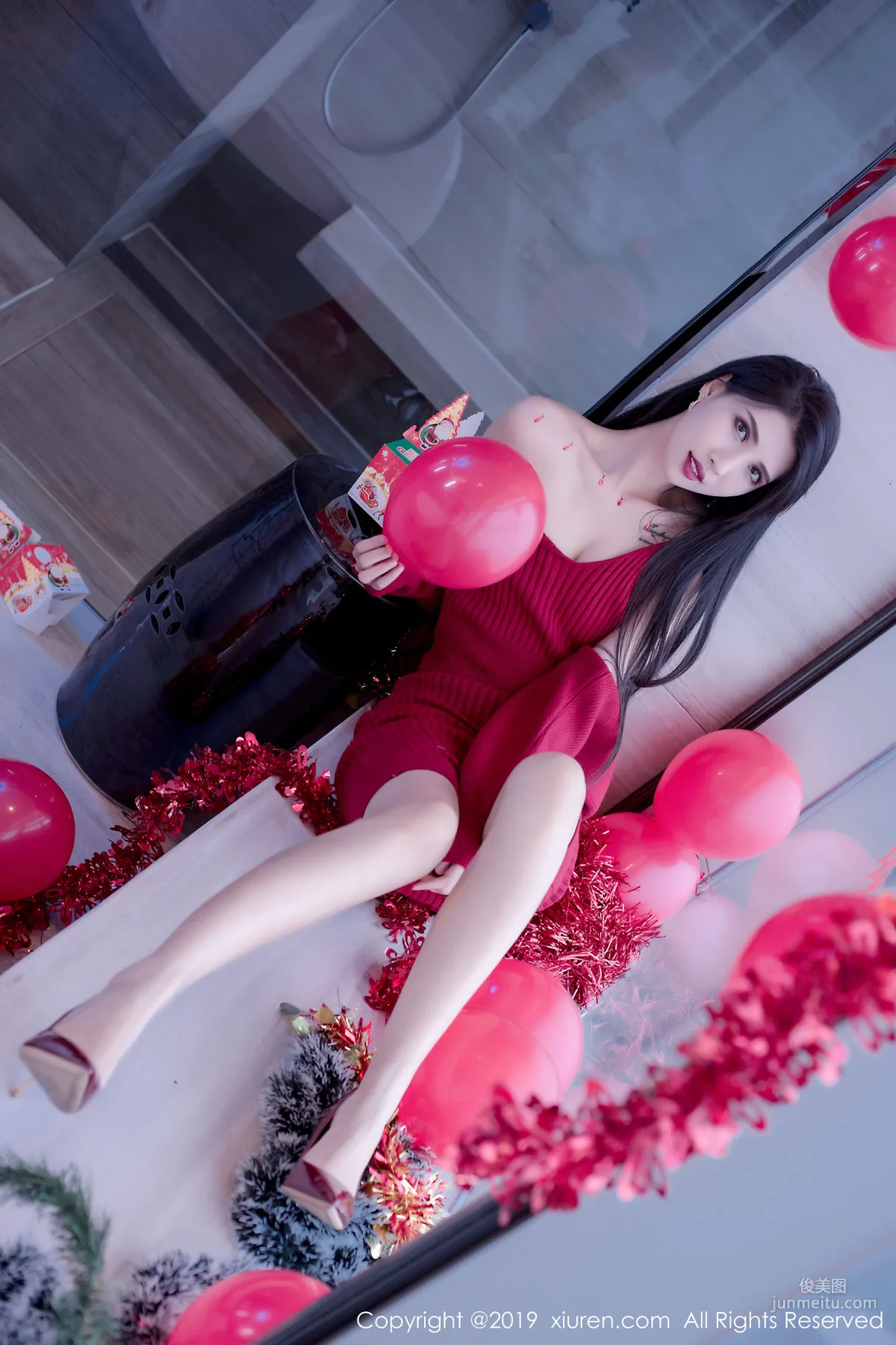 Ge Zheng Model《Christmas and New Year Theme》 [XiuRen] No.1871 Photo Set photo 27