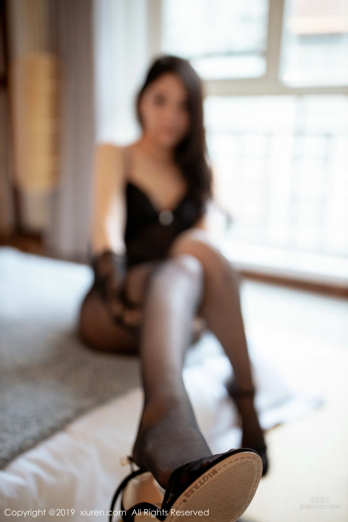 Angela Xiao Reba, Seductive Black Stockings Under Cat-Ear Lingerie [XiuRen] No.1808 Photo Set photo 37