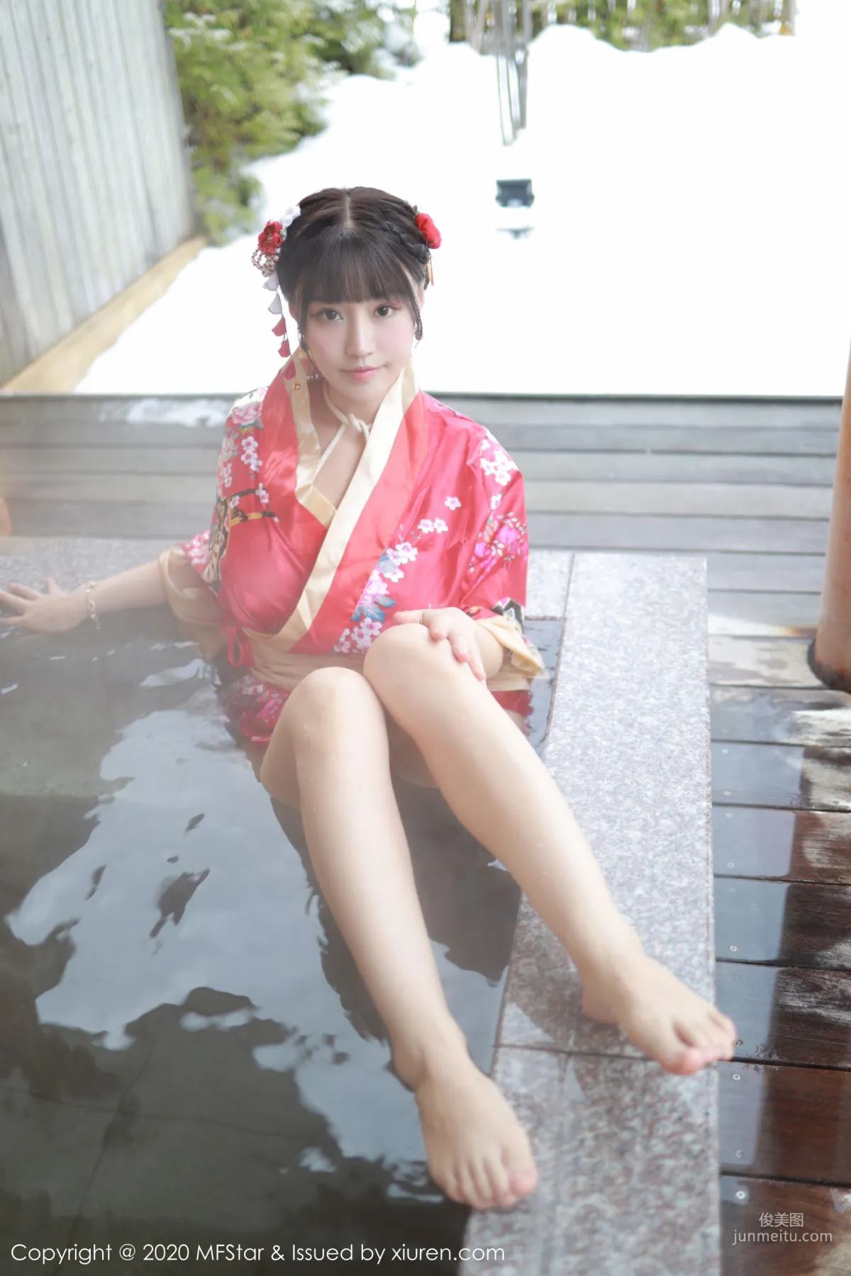 Zhu Ke'er Flower, Gorgeous Kimono and Bondage Passion Series [MFStar] Vol.249 Photo Set photo 18