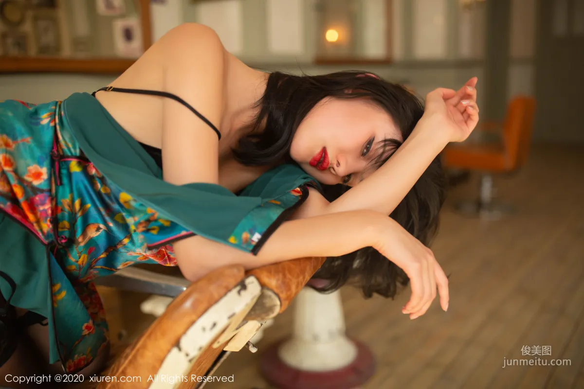 A Zhu, Chinese Barber Shop Theme [XiuRen] No.1903 Photo Set photo 66