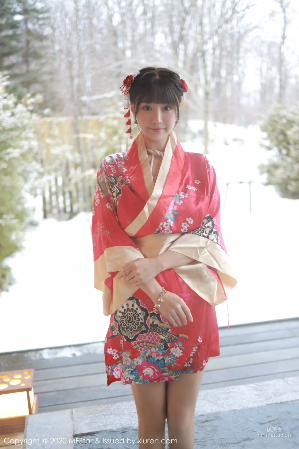 Zhu Ke'er Flower, Gorgeous Kimono and Bondage Passion Series [MFStar] Vol.249 Photo Set photo 3