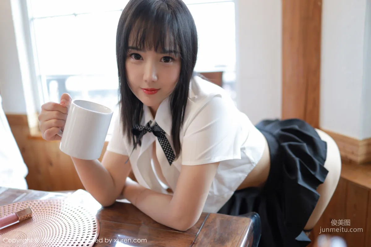 Xu Weiwei, Sexy School Uniform Series [MFStar] Vol.255 Photo Set photo 28