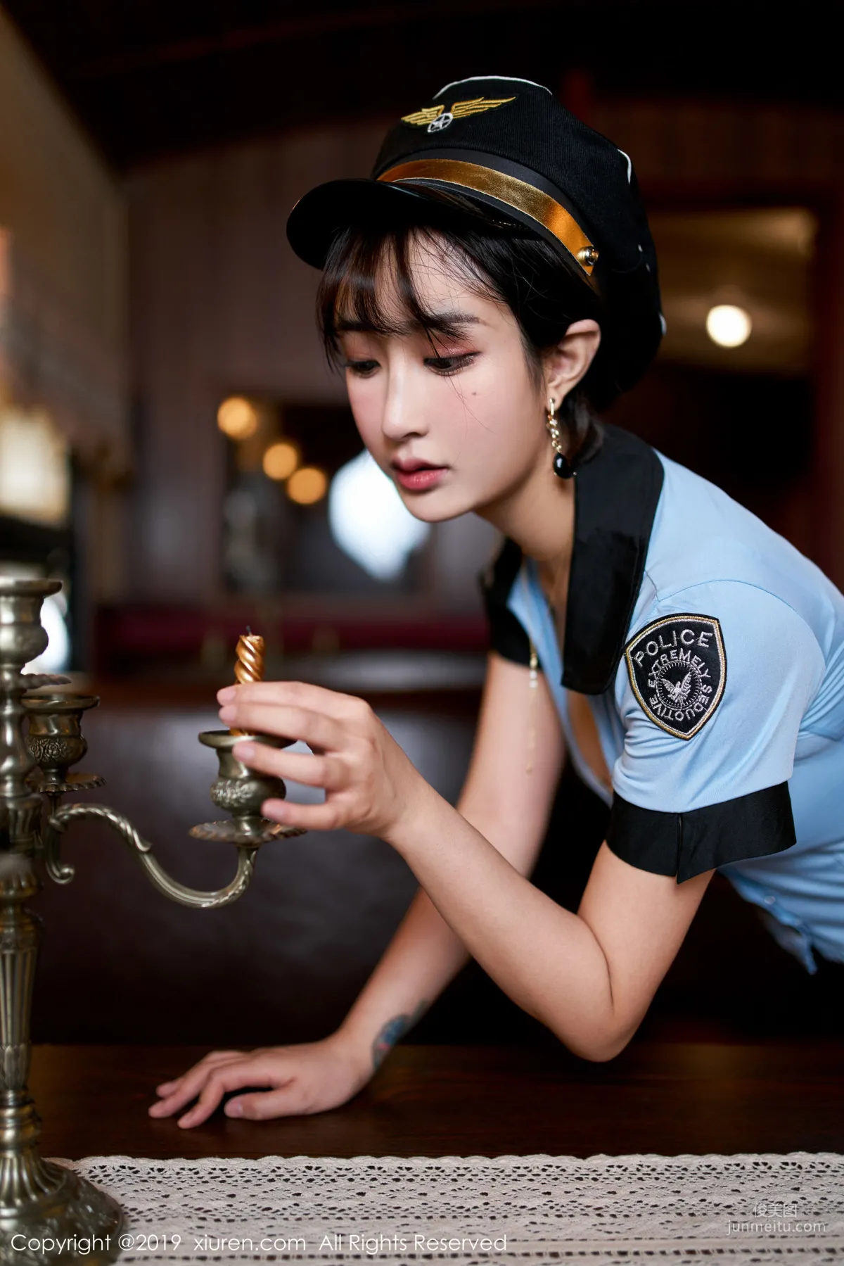 Betty Lin Zixin Policewoman Uniform Series [XiuRen] No.1811 Photo Set photo 27