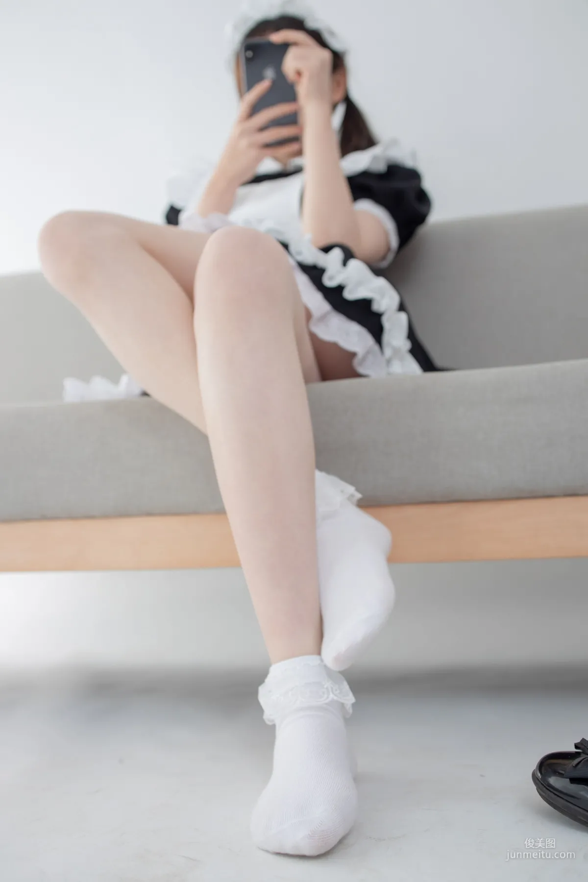 Aika《蕾絲花邊短襪女仆》 [森蘿财團] JKFUN-053 寫真集 23