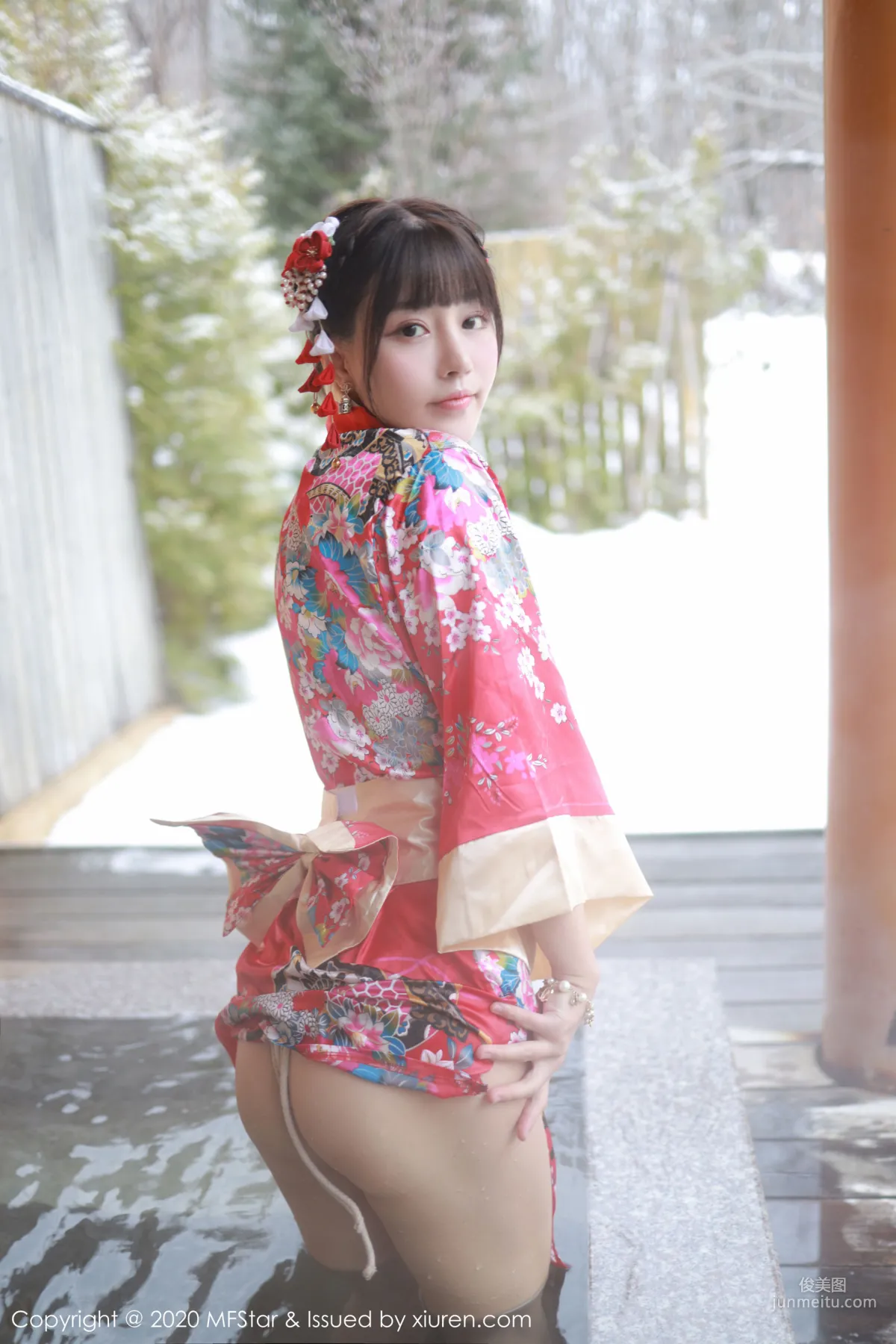 Zhu Ke'er Flower, Gorgeous Kimono and Bondage Passion Series [MFStar] Vol.249 Photo Set photo 13