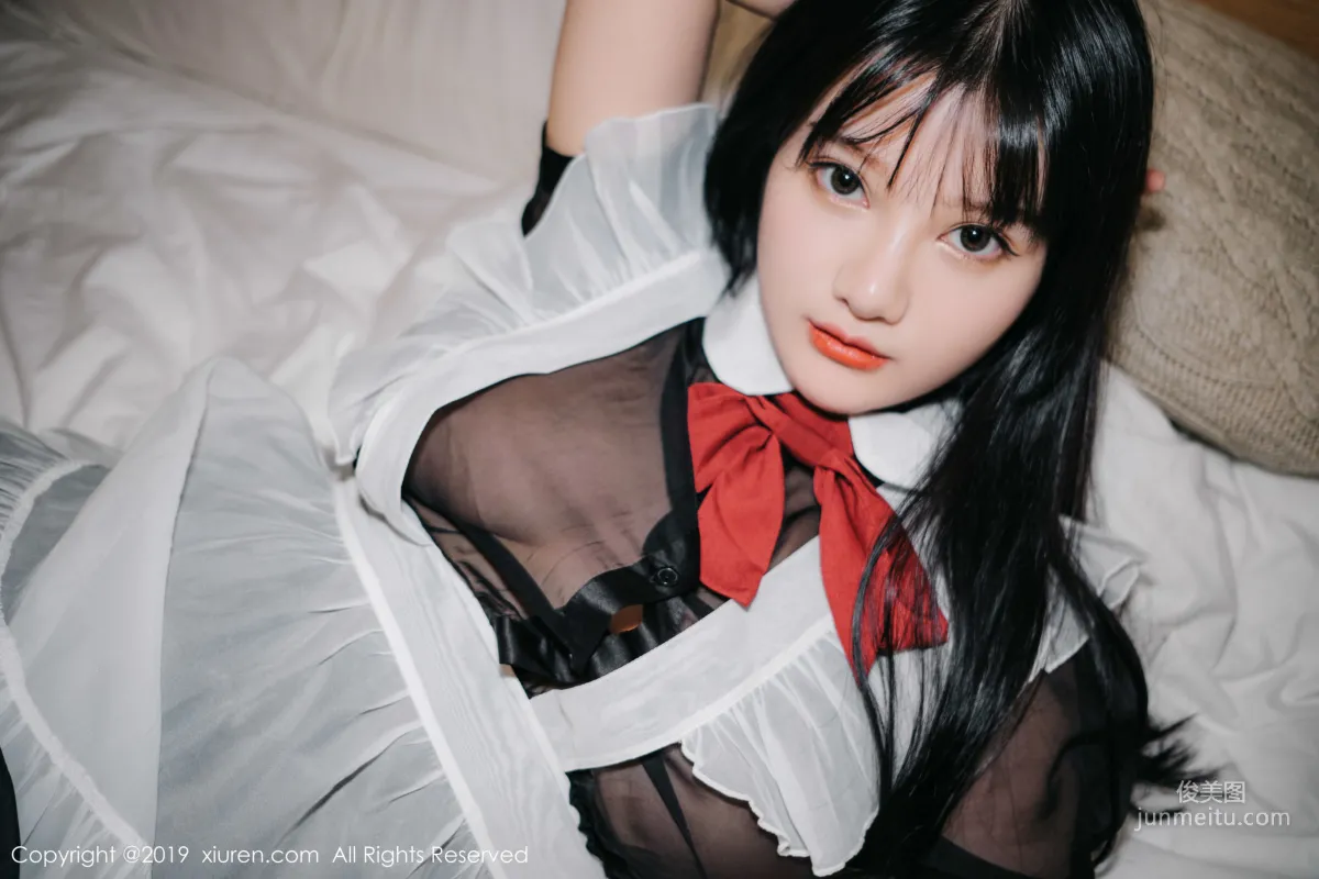 Xiao Younai Baby Face and Big Bust Maid + Seductive Lingerie [XiuRen] No.1824 Photo Set photo 7