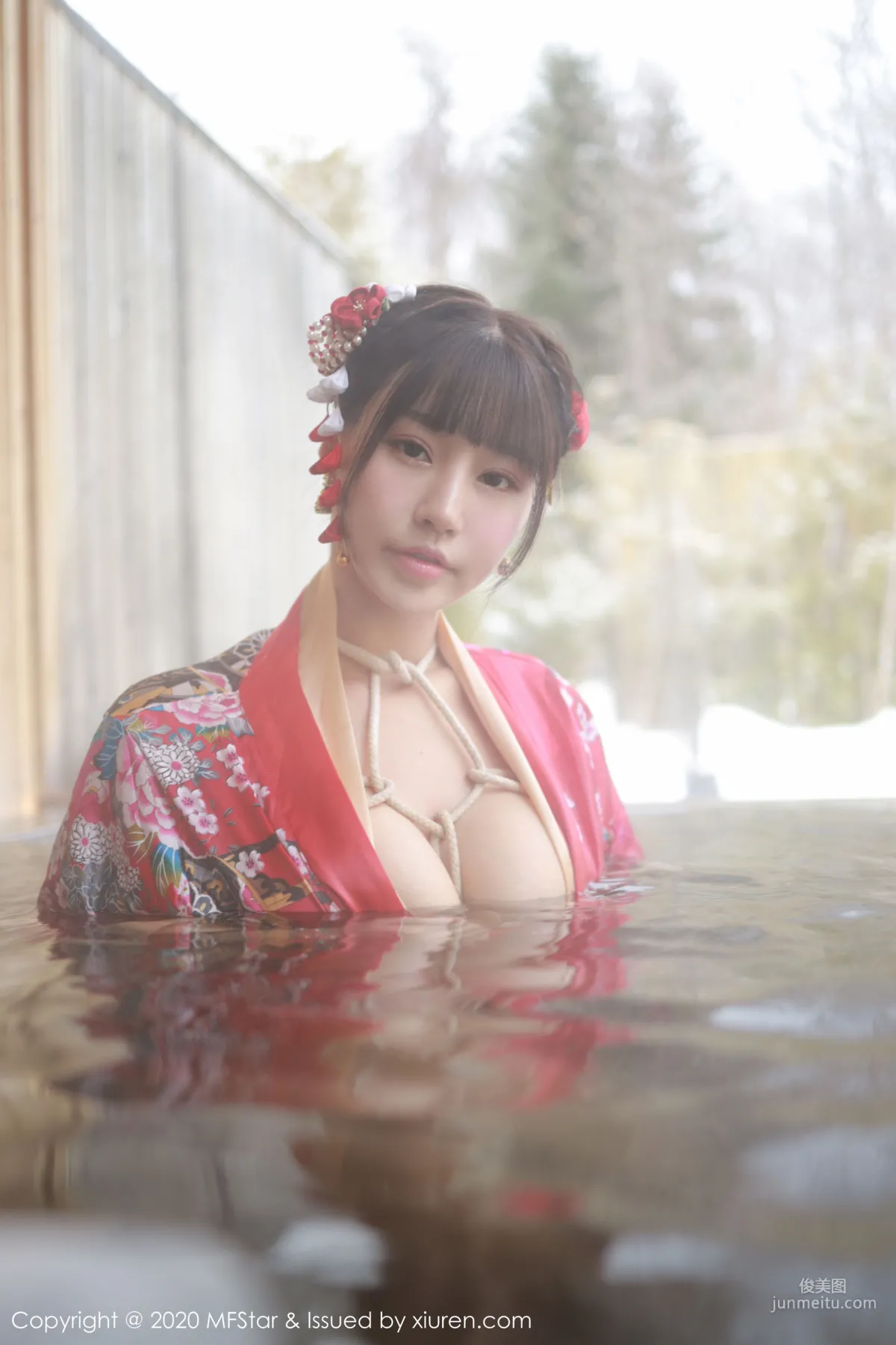 Zhu Ke'er Flower, Gorgeous Kimono and Bondage Passion Series [MFStar] Vol.249 Photo Set photo 22