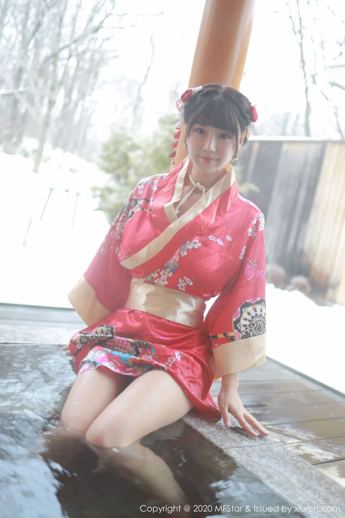 Zhu Ke'er Flower, Gorgeous Kimono and Bondage Passion Series [MFStar] Vol.249 Photo Set photo 6