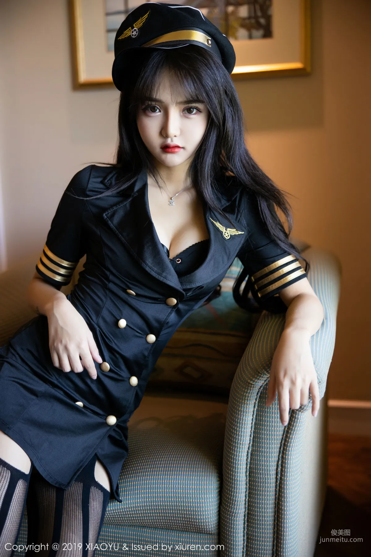 Miko Jiang Handsome Policewoman Uniform [XIAOYU] Vol.206 Photo Set photo 17