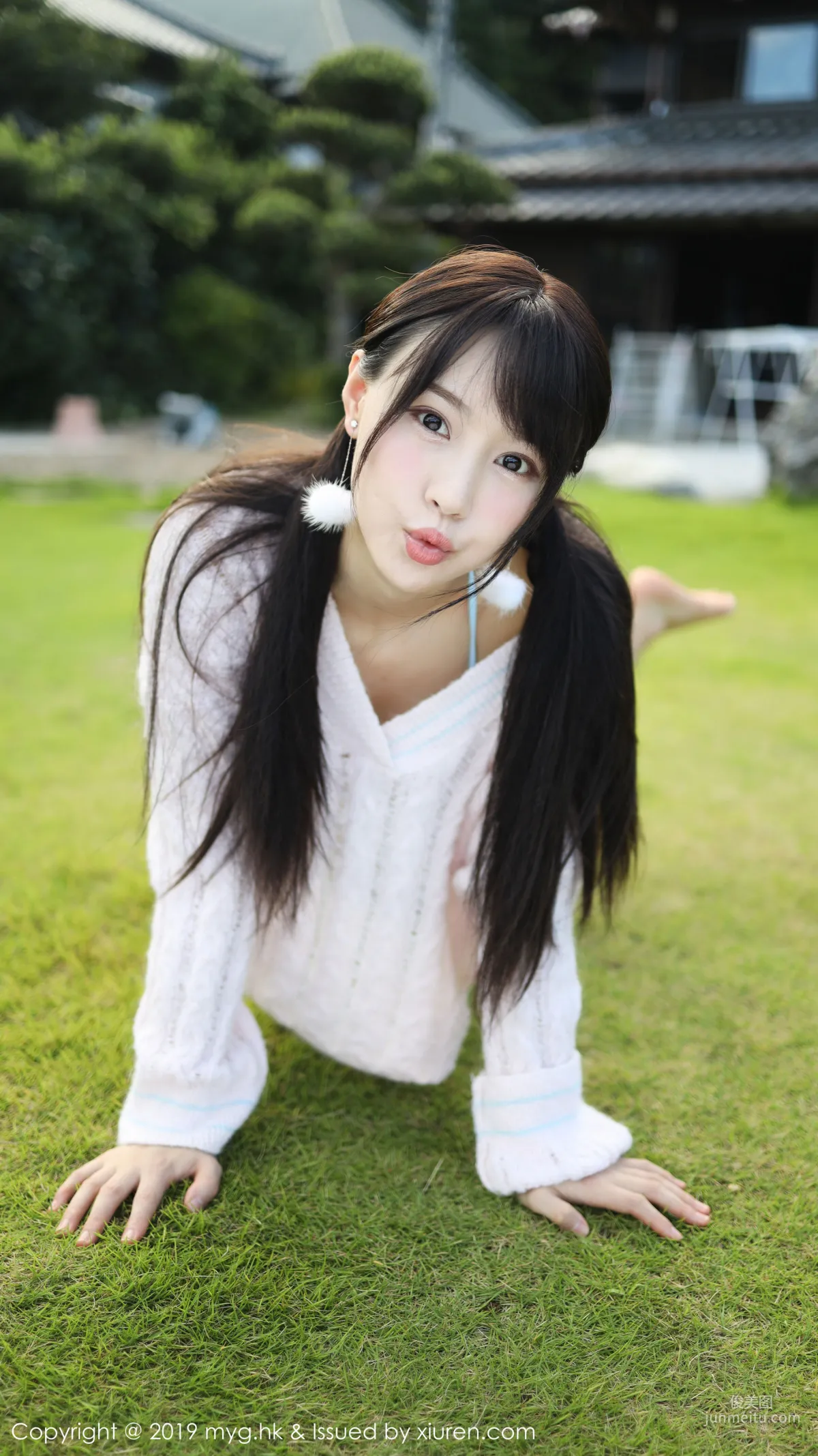 Barbie Keer Flower, Outdoor Grassland Shooting Series [MyGirl] Vol.416 Photo Set photo 15