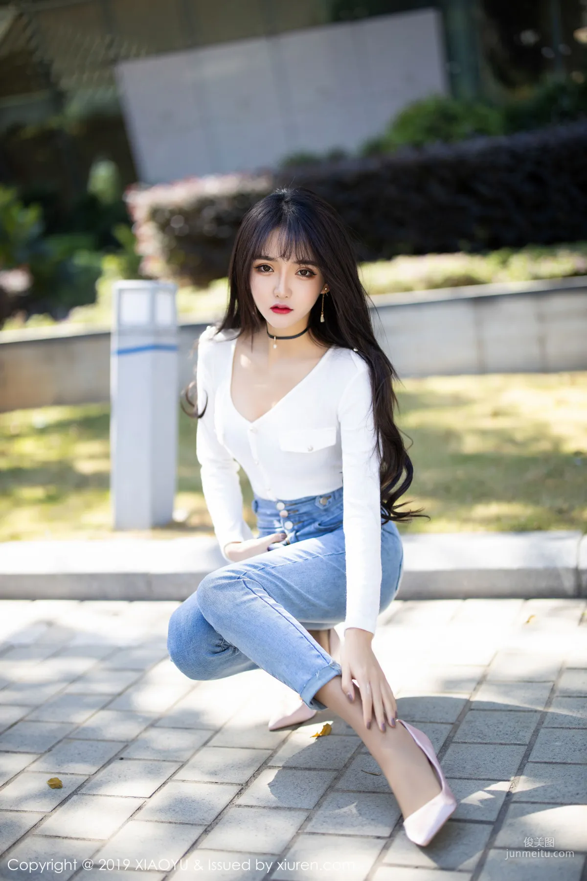 Miko Jiang Sexy Jeans + Shirt Stockings [XIAOYU] Vol.212 Photo Set photo 4