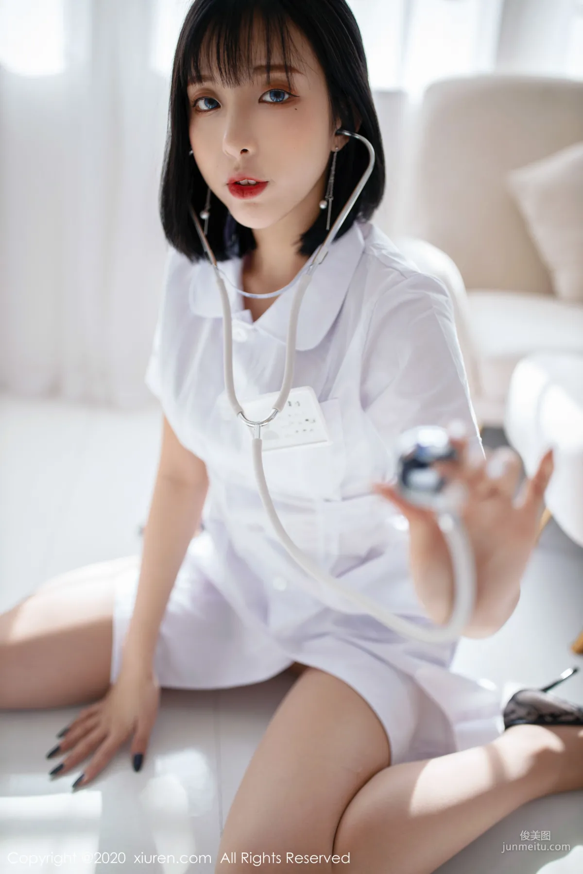 Chen Xiaomiao, Little Nurse in White, [XiuRen] No.1947 Photo Set photo 7