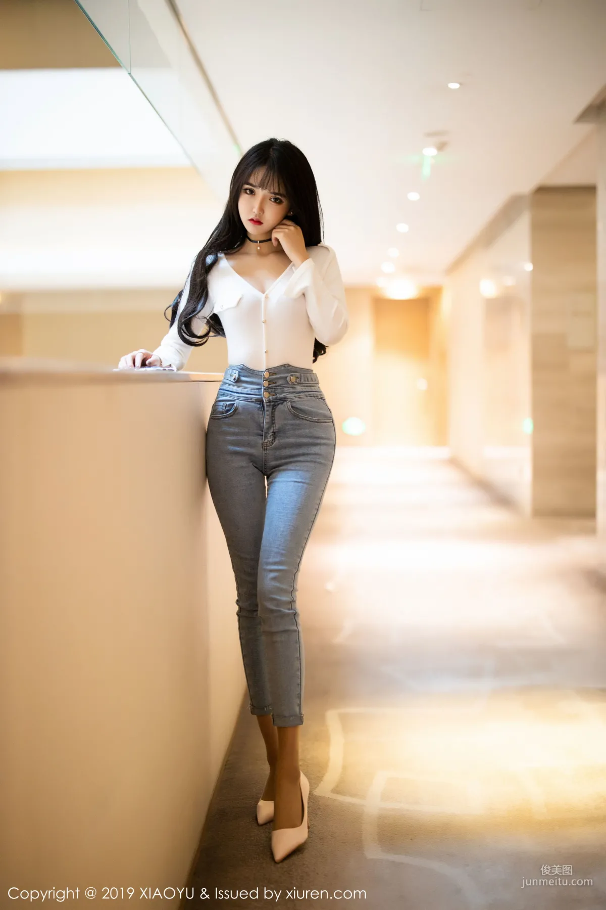 Miko Jiang Sexy Jeans + Shirt Stockings [XIAOYU] Vol.212 Photo Set photo 24