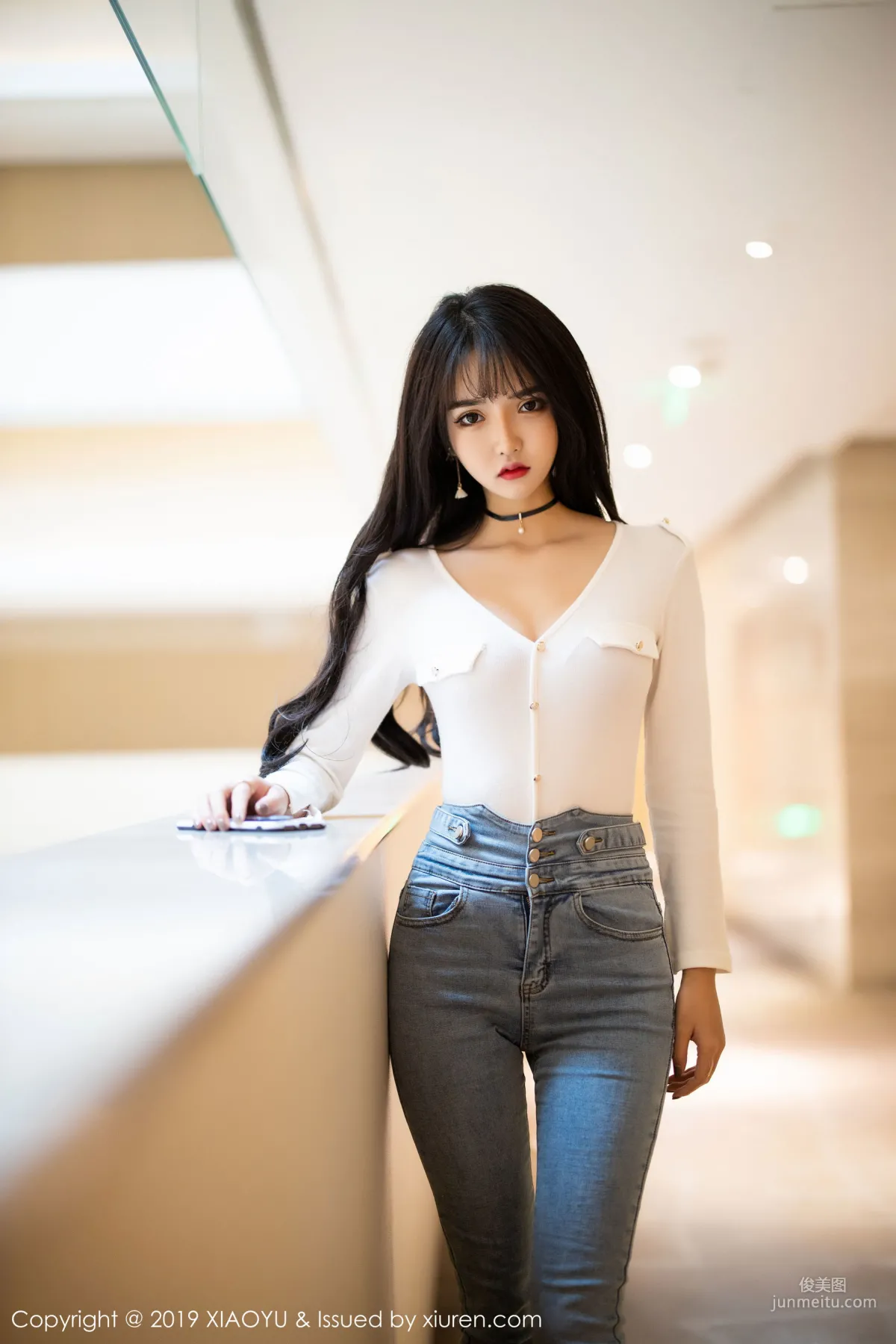 Miko Jiang Sexy Jeans + Shirt Stockings [XIAOYU] Vol.212 Photo Set photo 23
