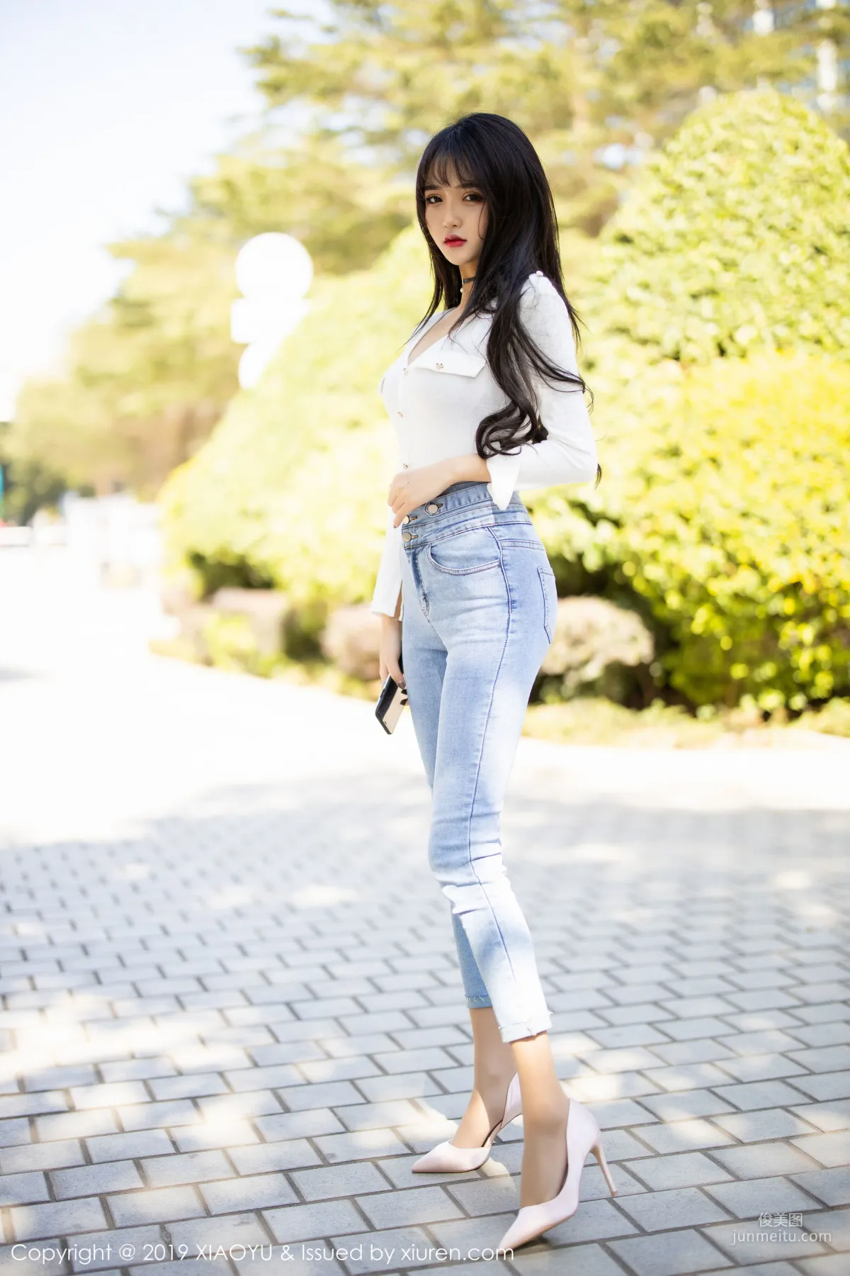 Miko Jiang Sexy Jeans + Shirt Stockings [XIAOYU] Vol.212 Photo Set photo 2