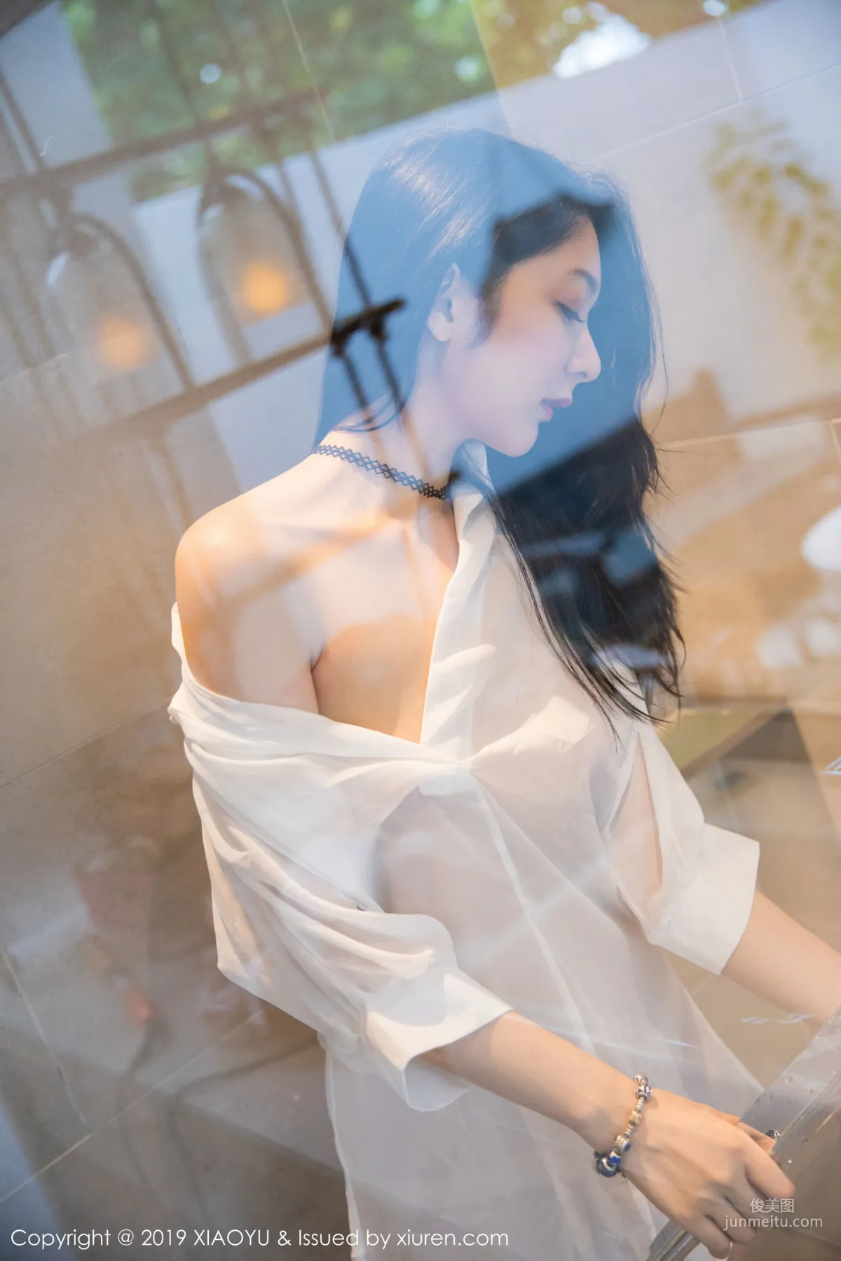 Angela Xiao Reba White Lace and Wet Shirt in Bathroom [XIAOYU] Vol.211 Photo Set photo 66