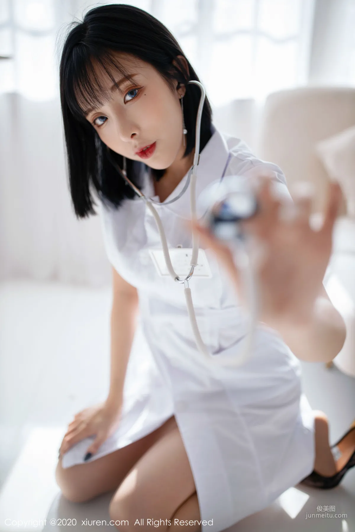 Chen Xiaomiao, Little Nurse in White, [XiuRen] No.1947 Photo Set photo 6