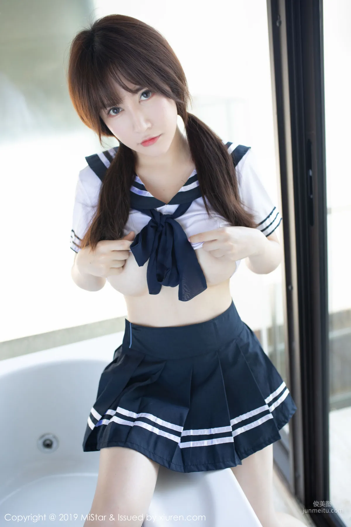Xia Xizi, Bathtub Sailor Suit [MiStar] VOL.317 Photo Set photo 13