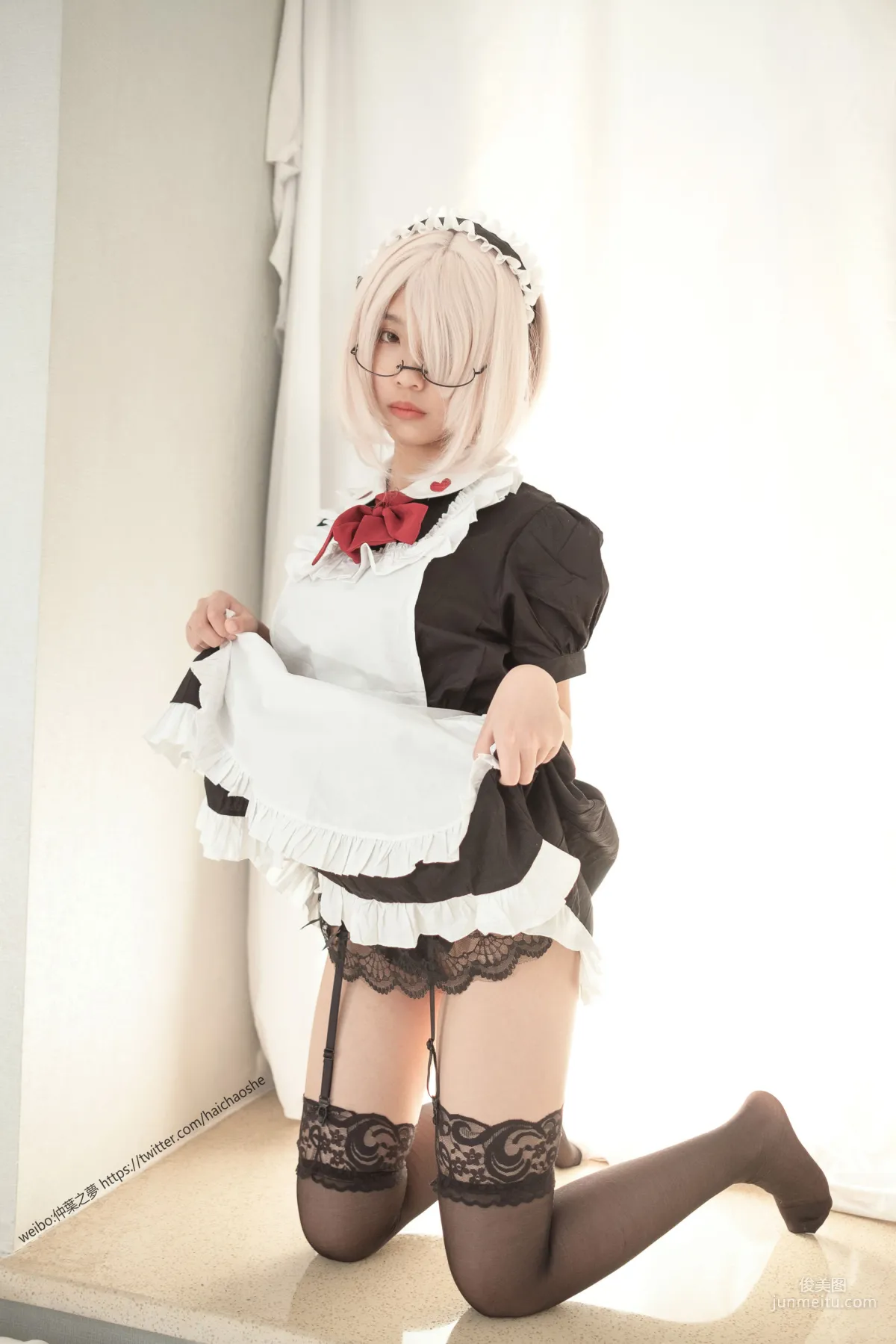 Black Stockings Maid [Qinglan Yinghua] Grand.019 Photo Set photo 20