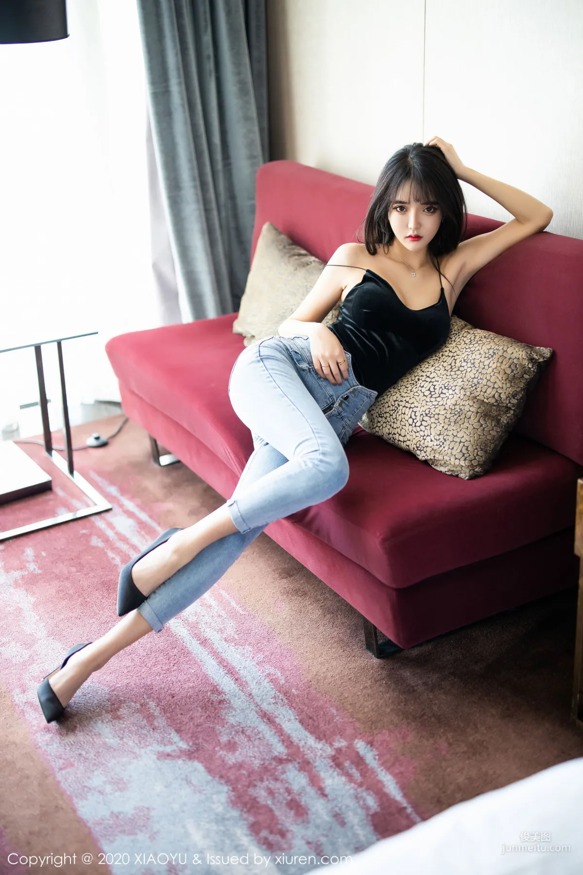 Miko Jiang, Sexy Jeans and Lingerie Theme Temptation [XIAOYU] Vol.235 Photo Set photo 45