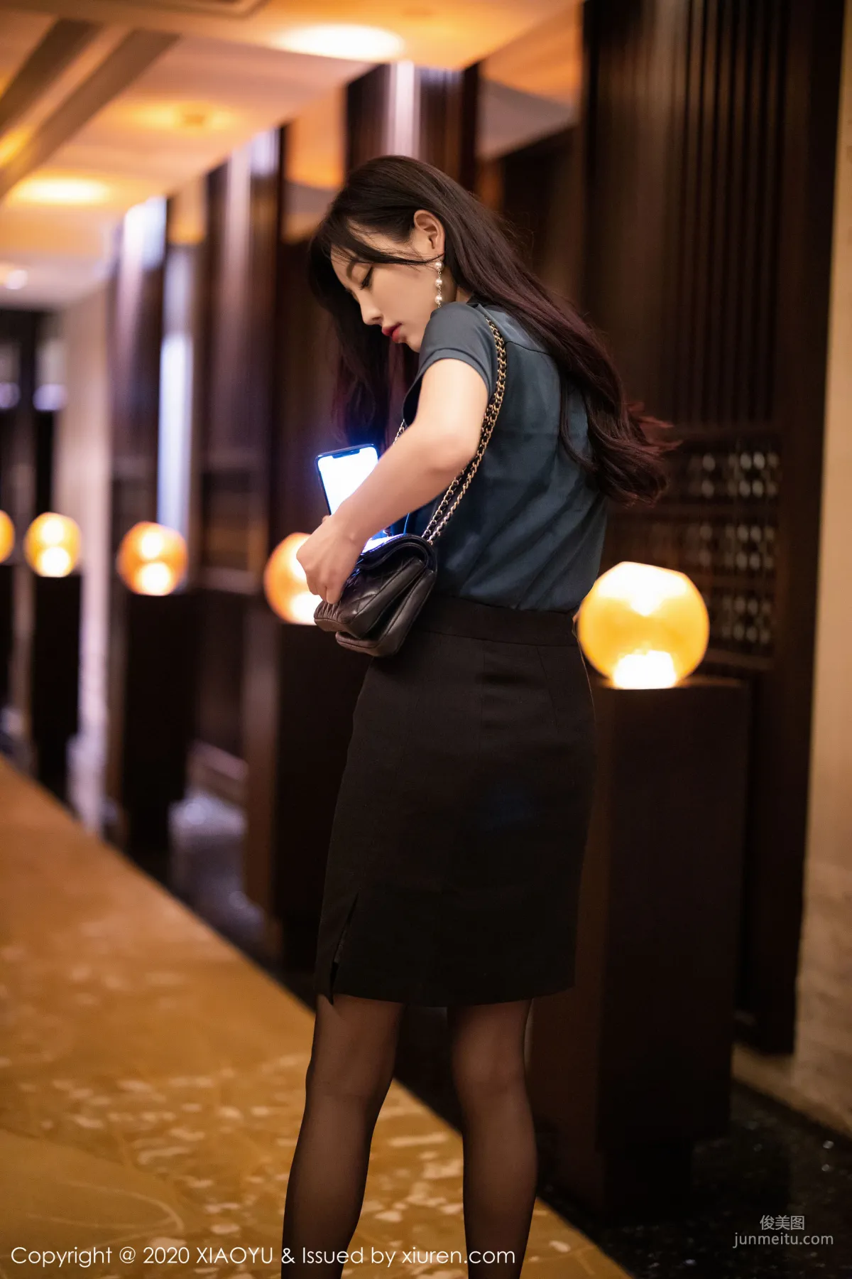 Yang Chenchen sugar The Passionate Temptation of Black Stockings, Bondage and a Blindfold [XIAOYU] Vol.238 Photo Set photo 2