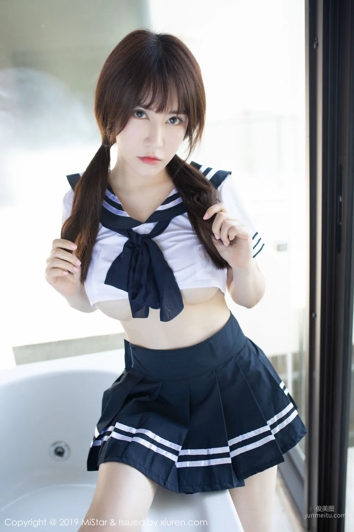 Xia Xizi, Bathtub Sailor Suit [MiStar] VOL.317 Photo Set photo 12