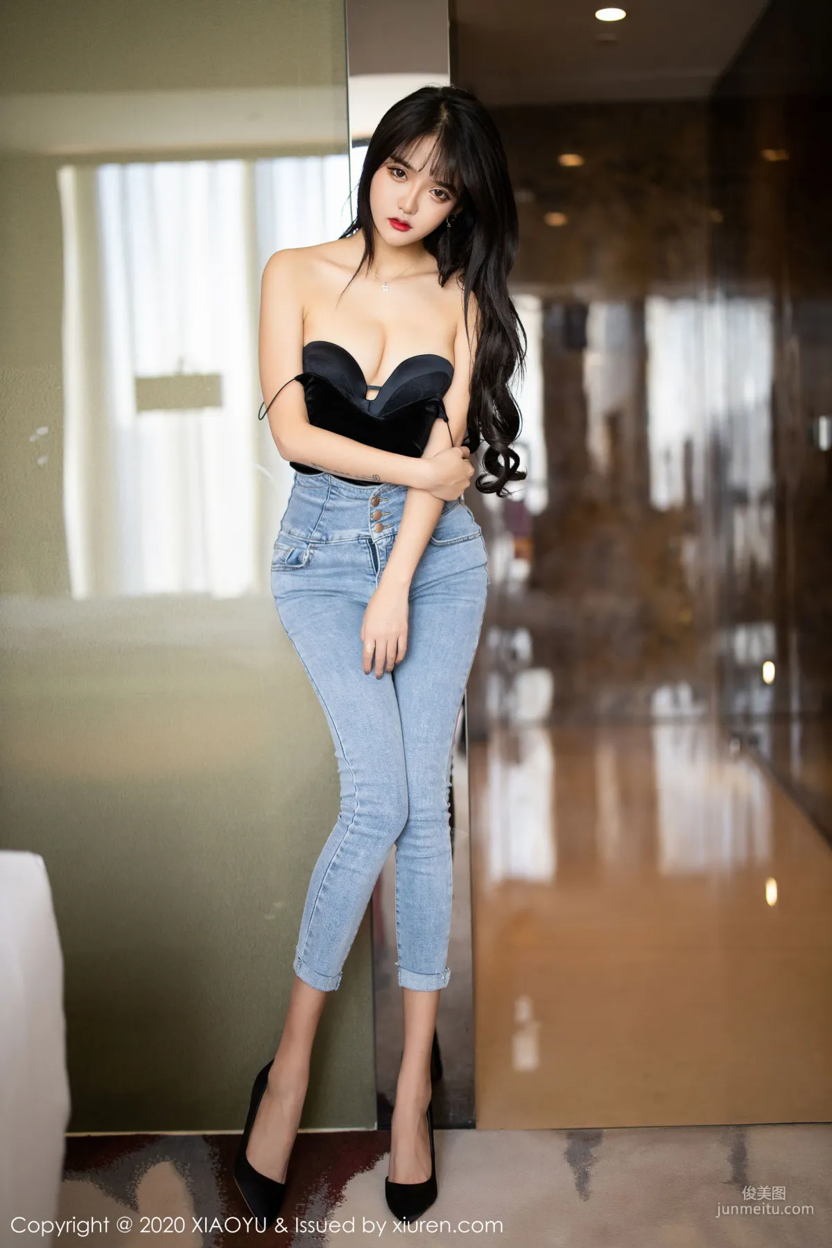 Miko Jiang, Sexy Jeans and Lingerie Theme Temptation [XIAOYU] Vol.235 Photo Set photo 52