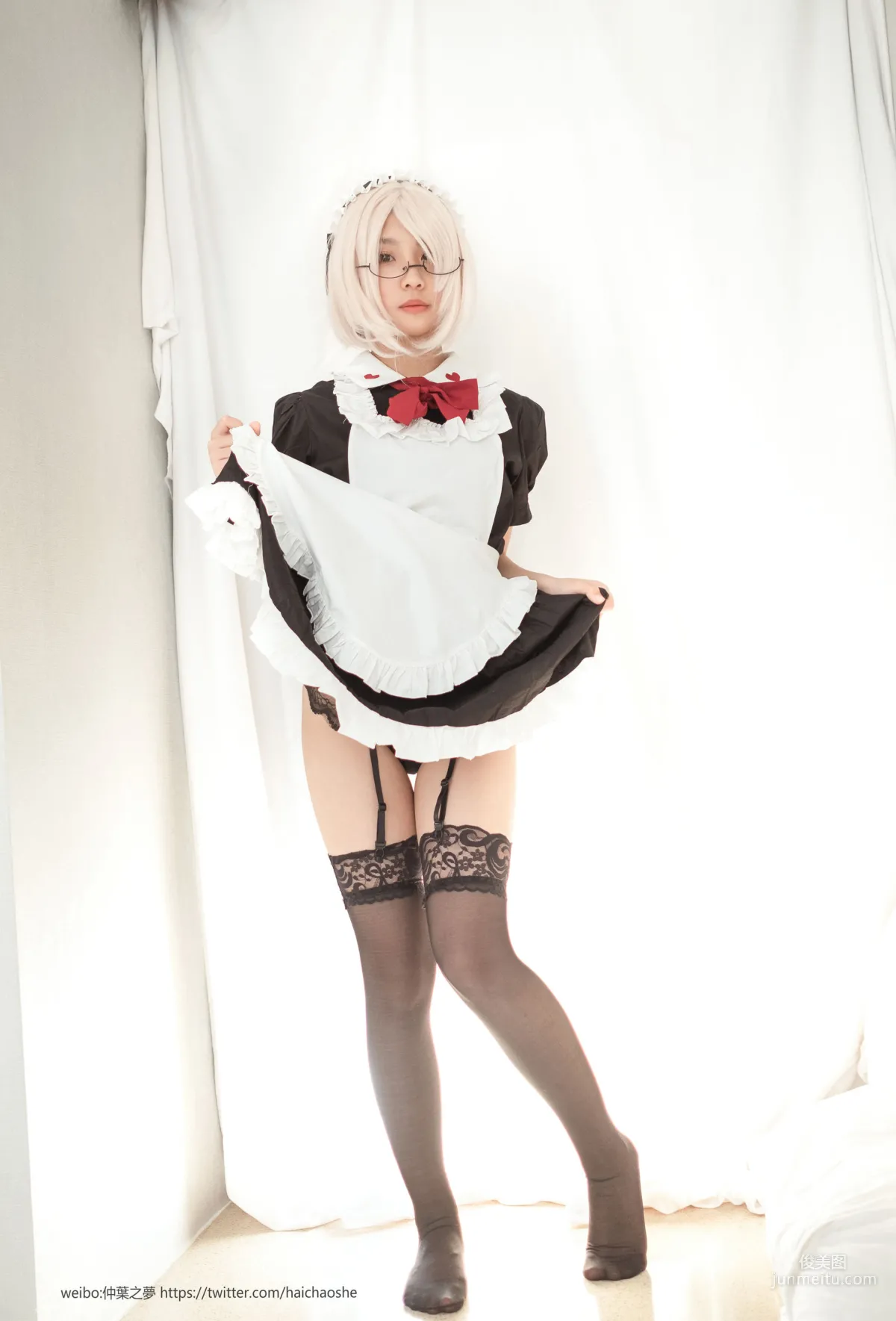 Black Stockings Maid [Qinglan Yinghua] Grand.019 Photo Set photo 42